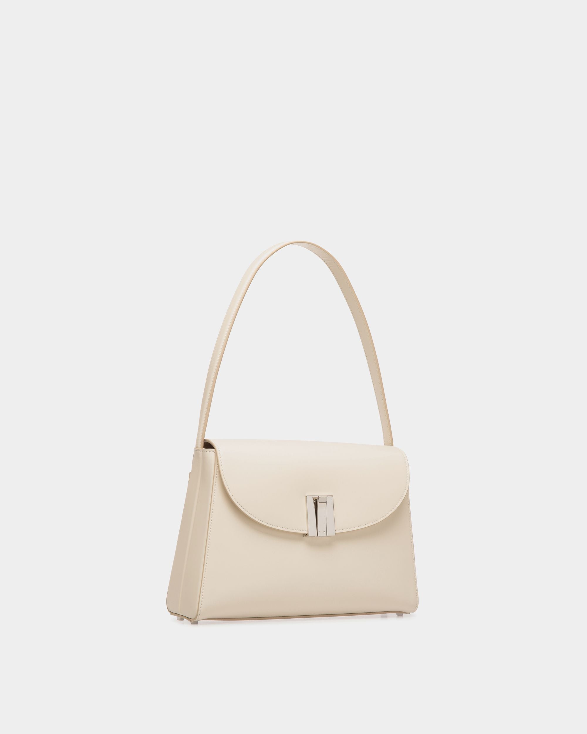 Bally Global - Ollam Shoulder Bag in White Leather - White