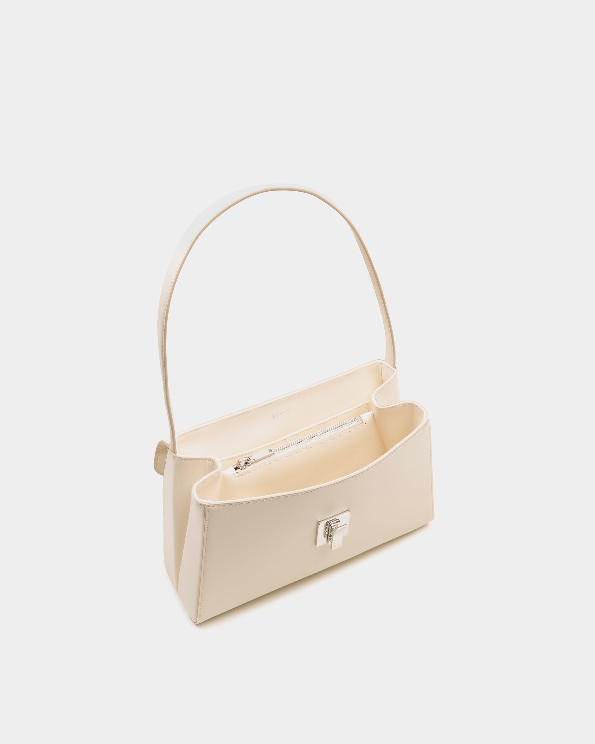Bally Global - Ollam Shoulder Bag in White Leather - White