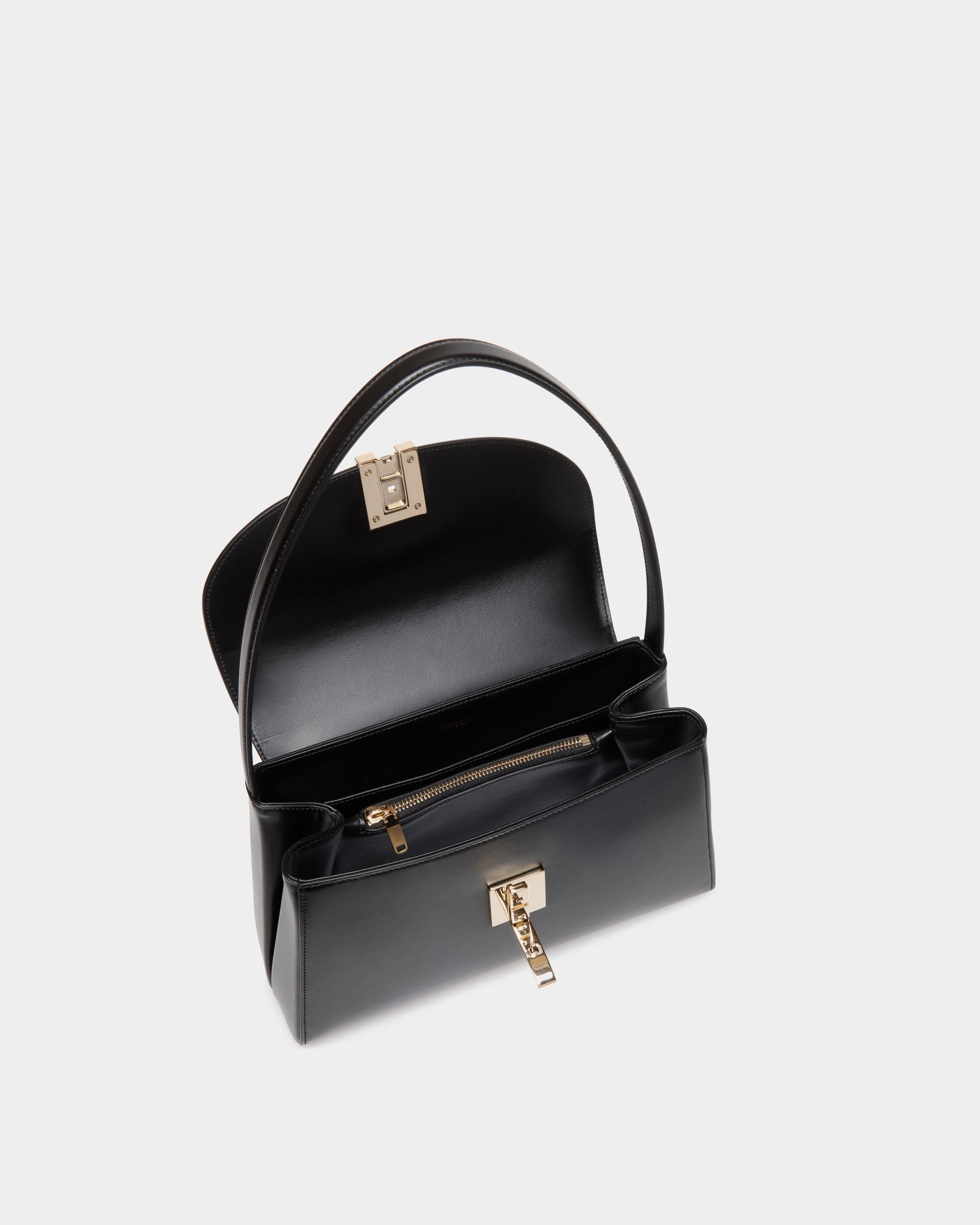 Bally Global - Ollam Shoulder Bag in Black Leather - Black