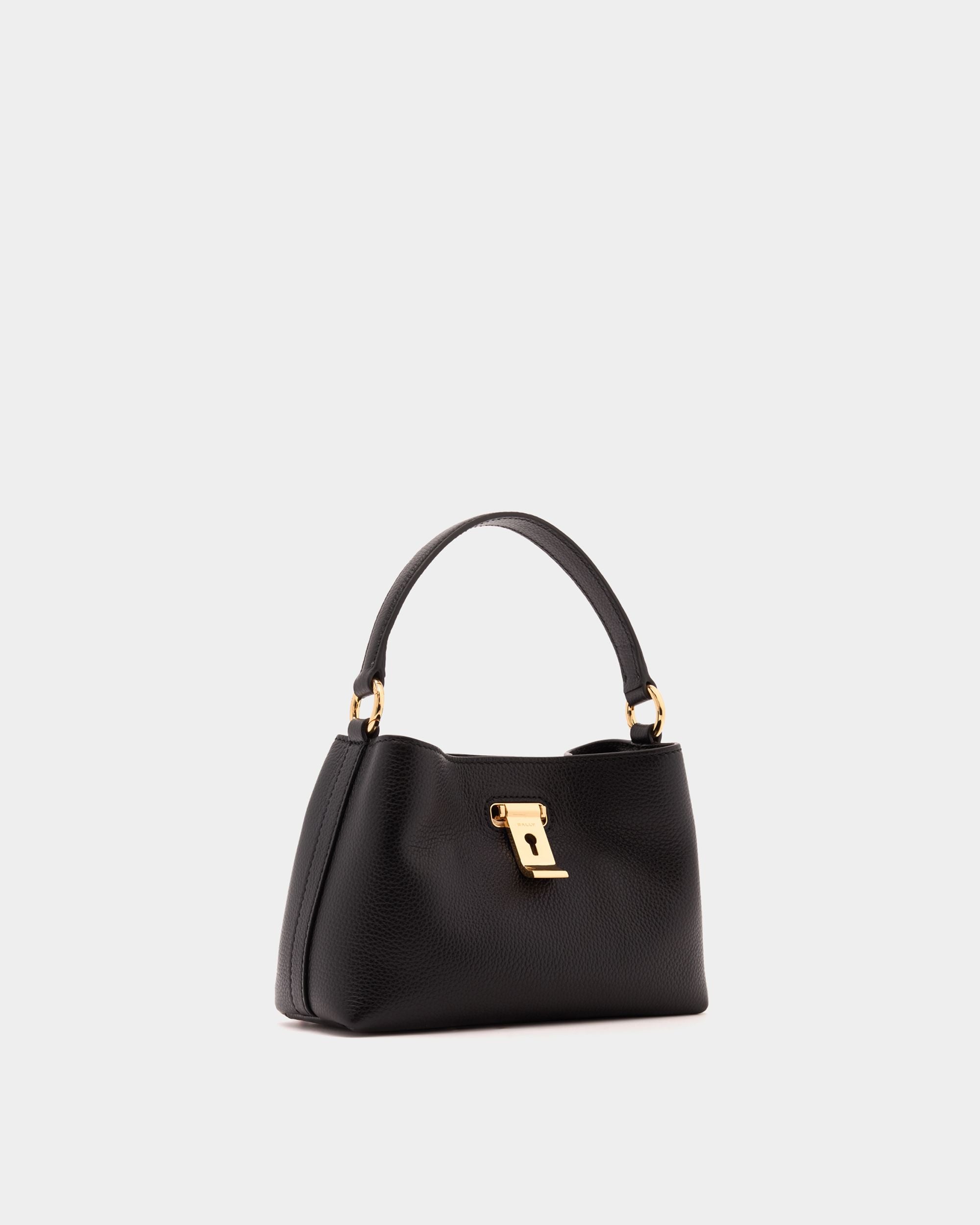 Bally Global - Lock Me ミニバッグ ブラック グレインレザー - ブラック