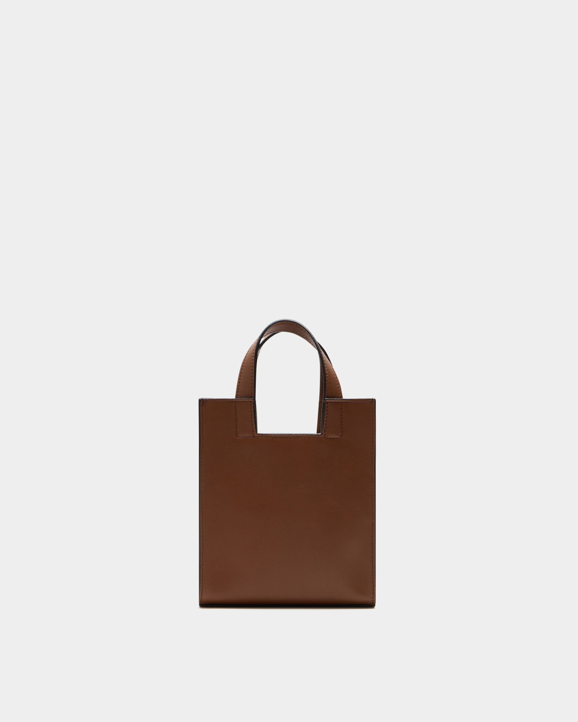 Bally Global - Easy Bally Small Tote Bag in Brown Leather - Brown