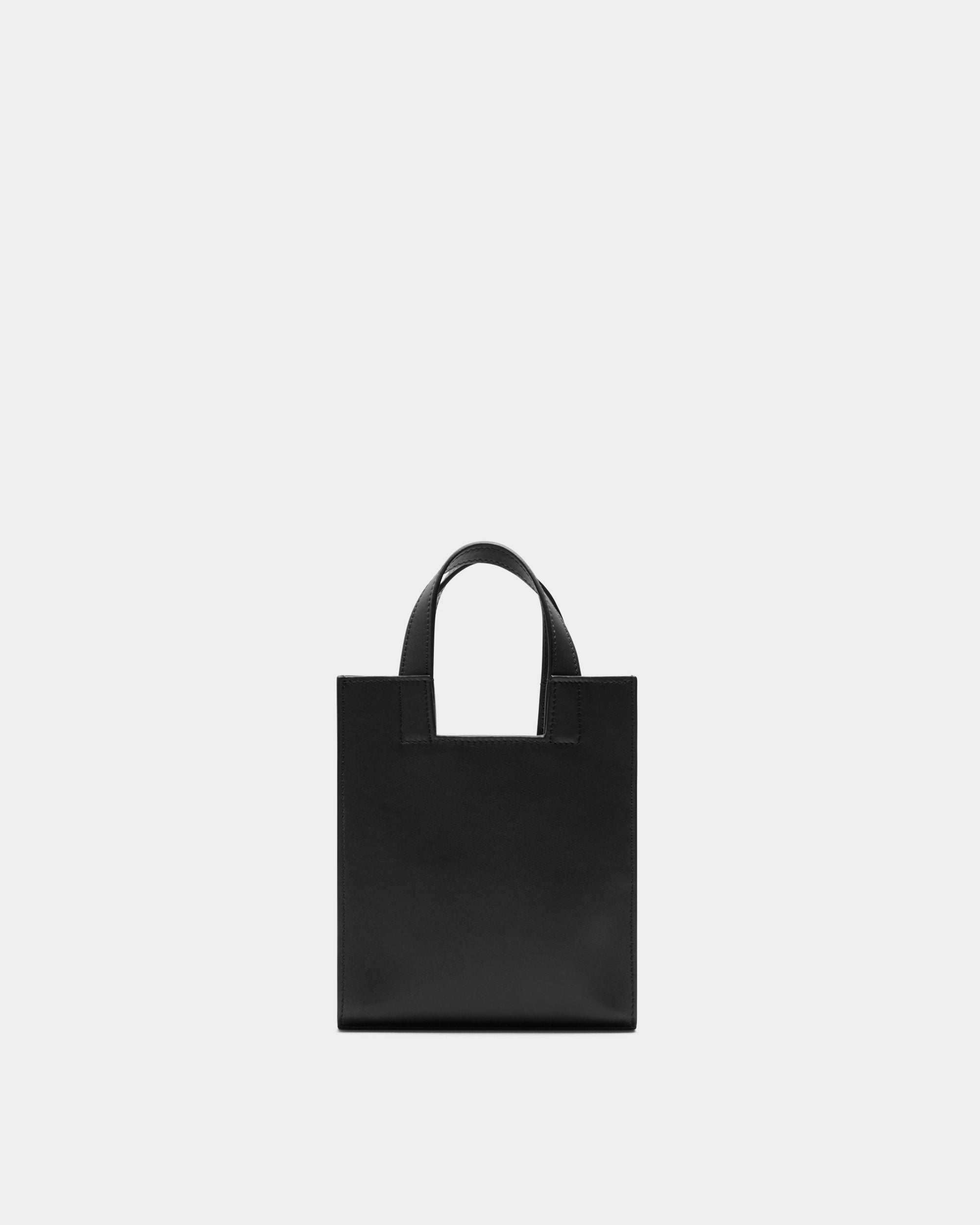 Bally Global - Easy Bally Small Tote Bag in Black Leather - Black