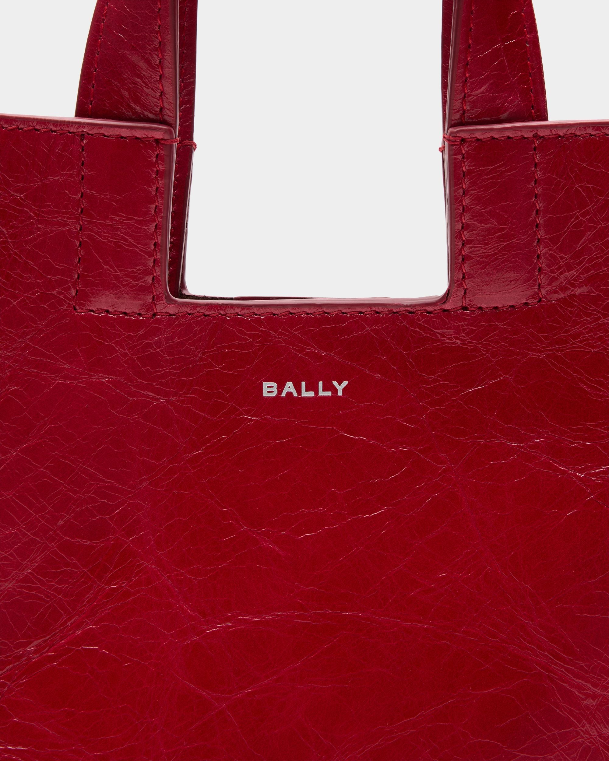 Bally Global - Easy Bally スモール トートバッグ レッド レザー - レッド