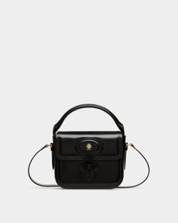 Beckett ミニバッグ ブラック ブラッシュドレザー