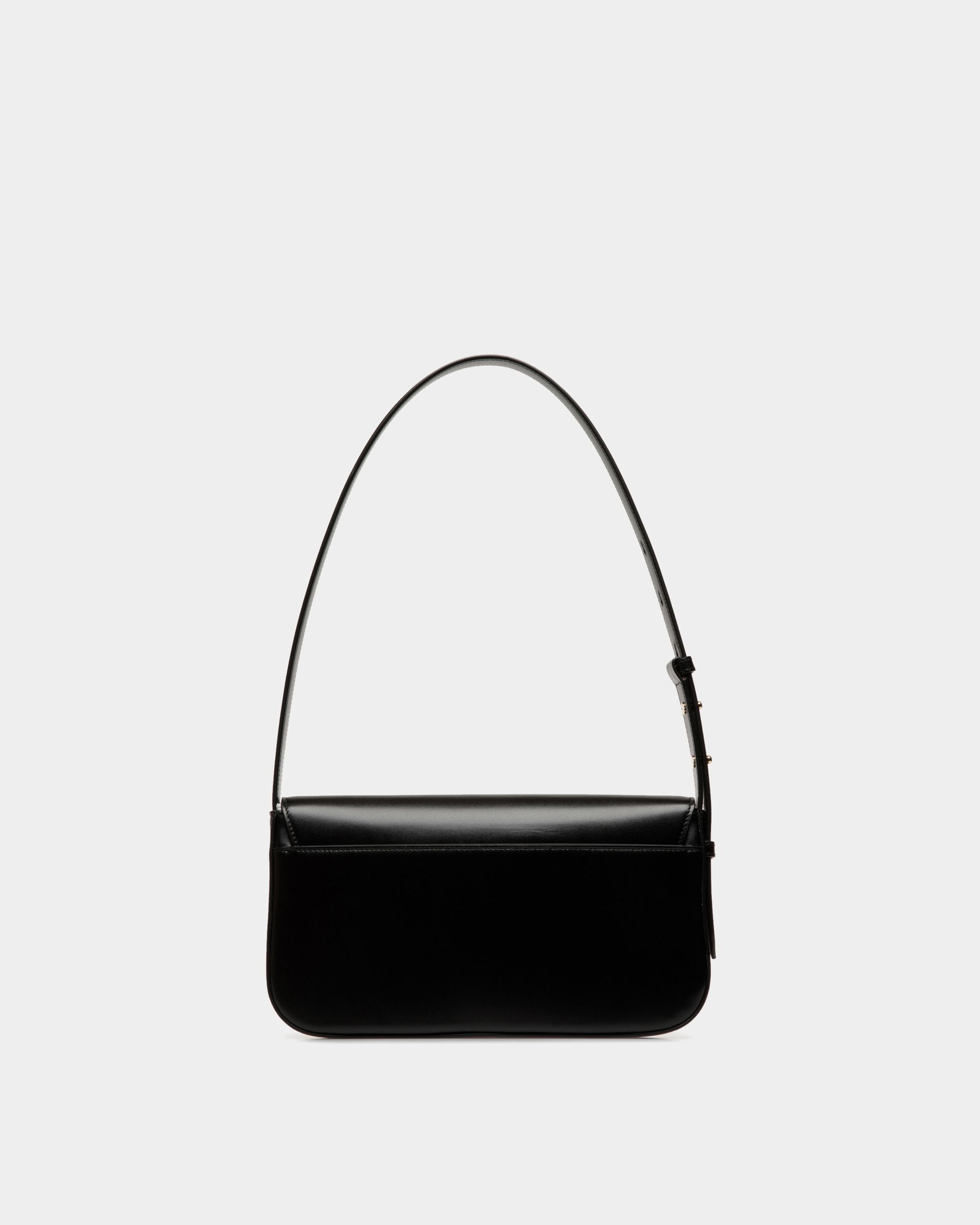 Bally Global - Ollam Small Shoulder Bag in Black Leather - Black