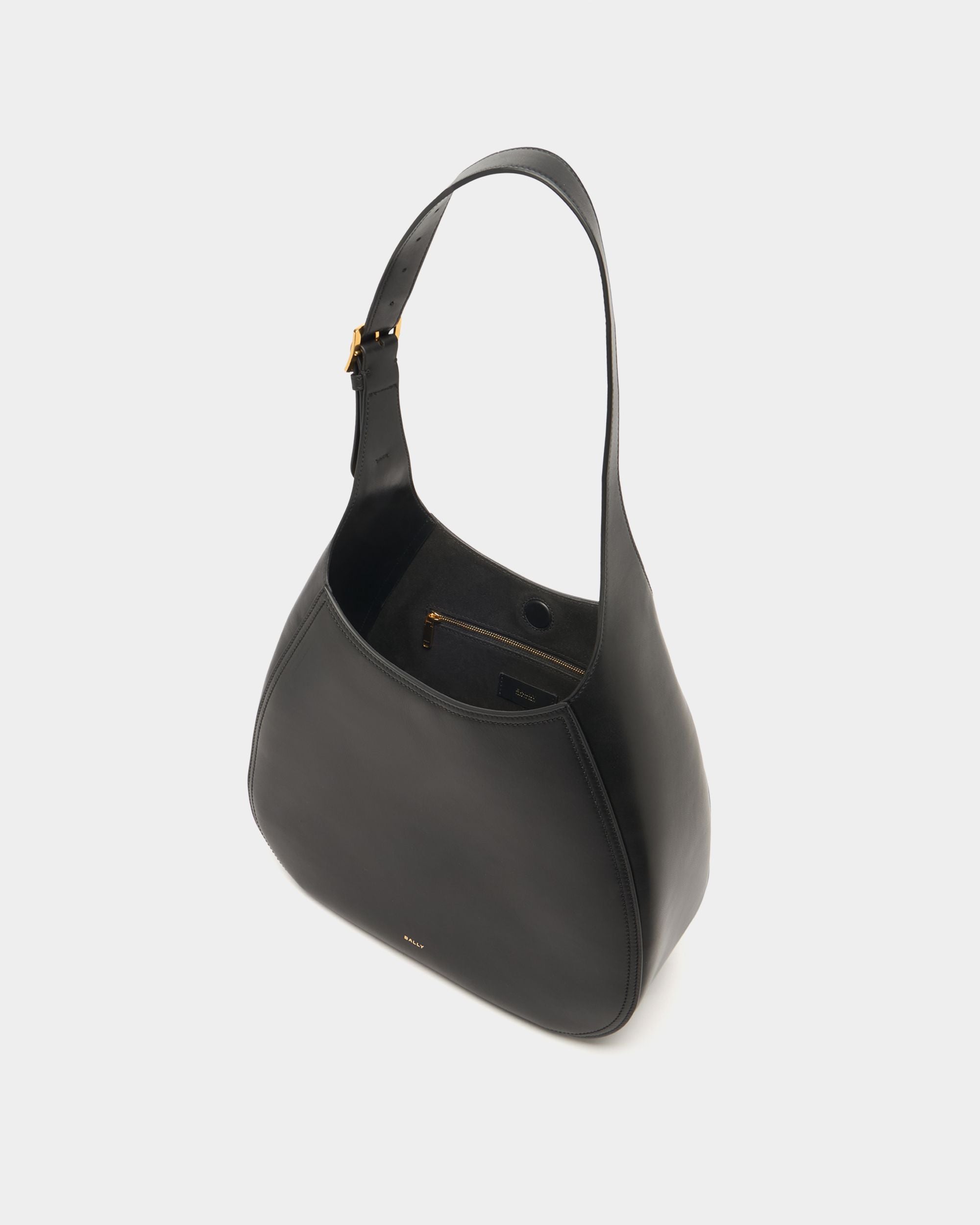 Bally Global - Althea ホーボーバッグ ブラックレザー - ブラック