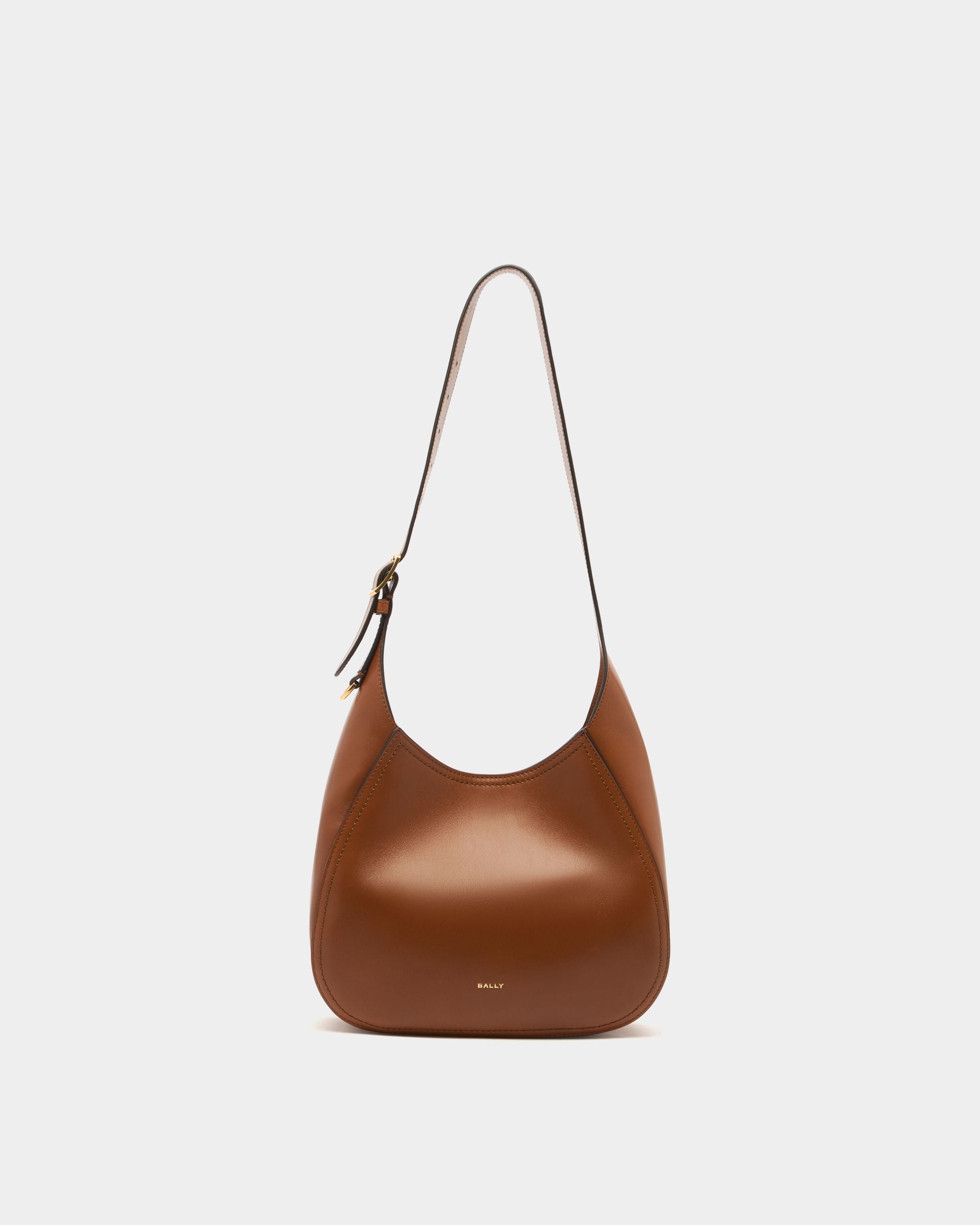 Bally Global - Althea スモールホーボーバッグ アンバーブラウンレザー - ブラウン