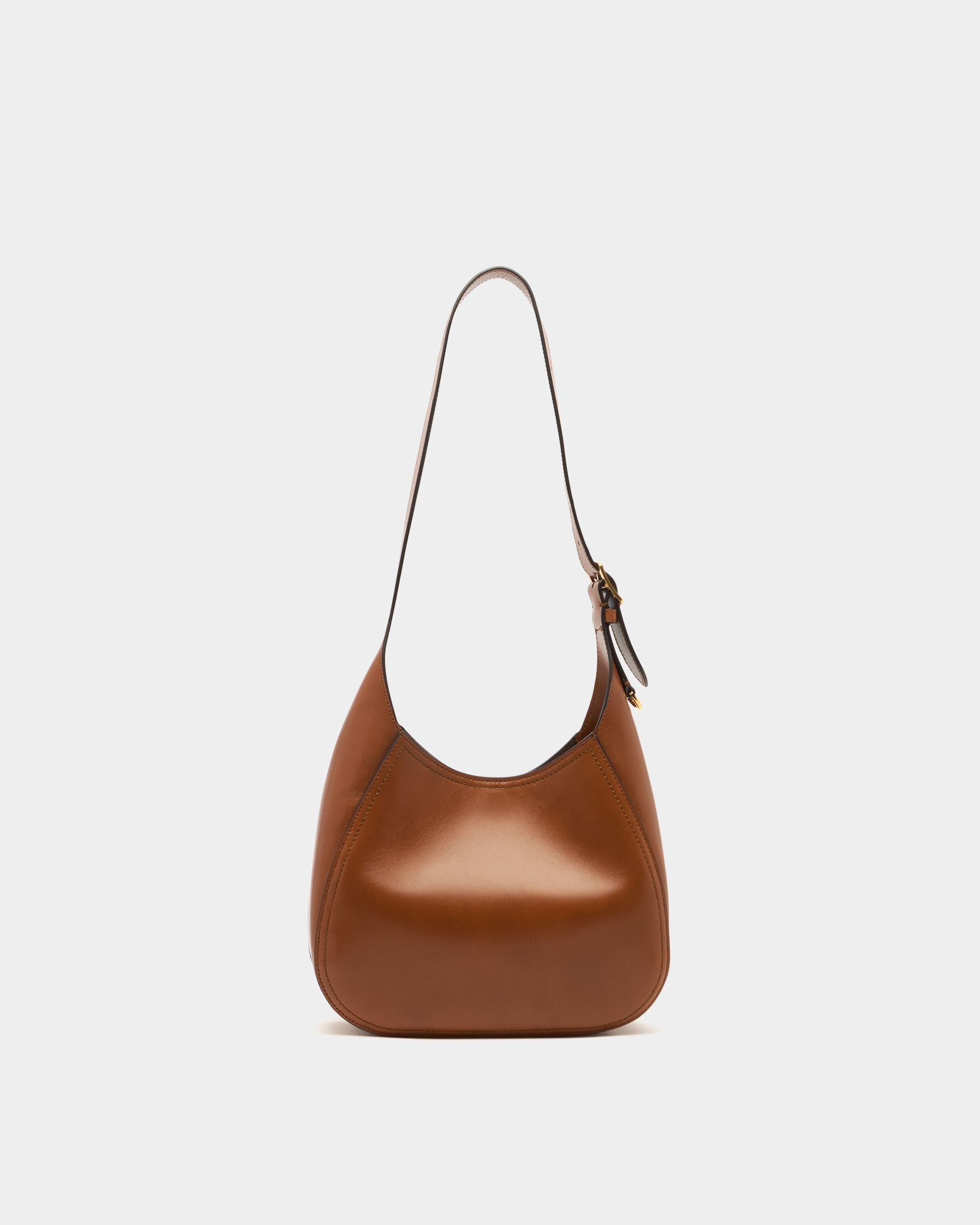 Bally Global - Althea スモールホーボーバッグ アンバーブラウンレザー - ブラウン