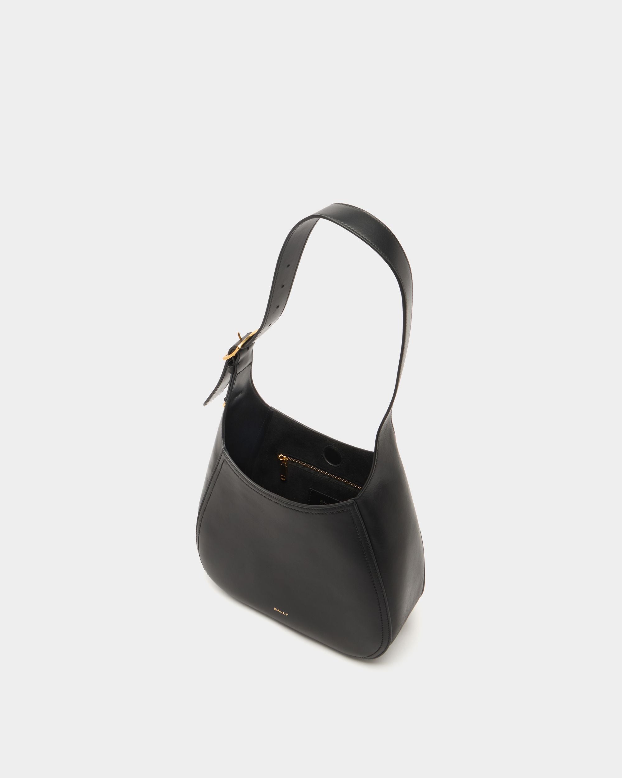 Bally Global - Althea ホーボーバッグ ブラックレザー - ブラック