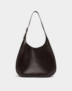 Althea ラージホーボーバッグ チョコレートレザー