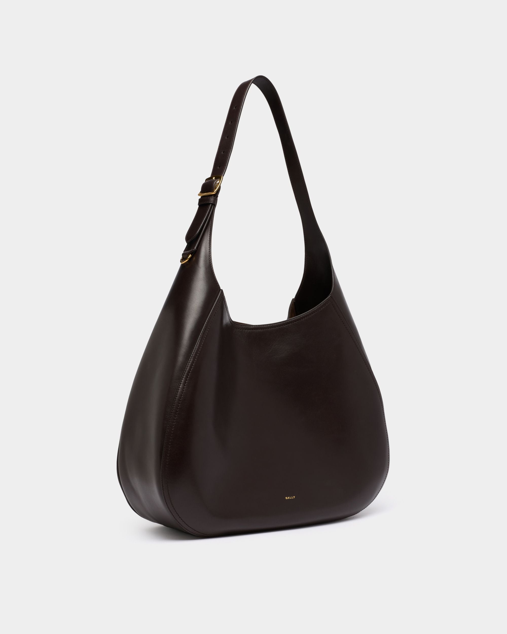 Bally Global - Althea ラージホーボーバッグ チョコレートレザー - ブラウン