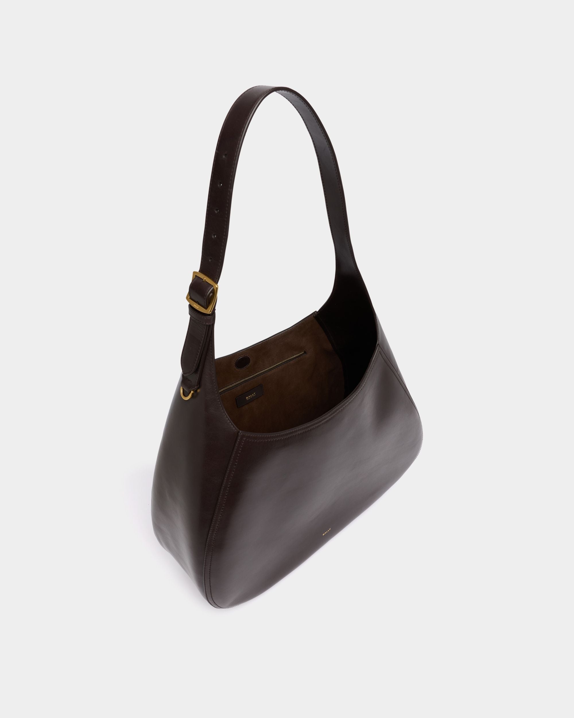 Bally Global - Althea ラージホーボーバッグ チョコレートレザー - ブラウン