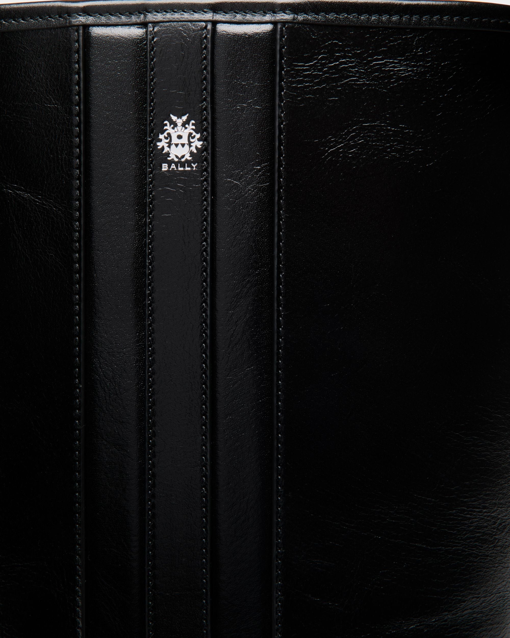 Bally Global - Signature バケットバッグ ブラック レザー - ブラック