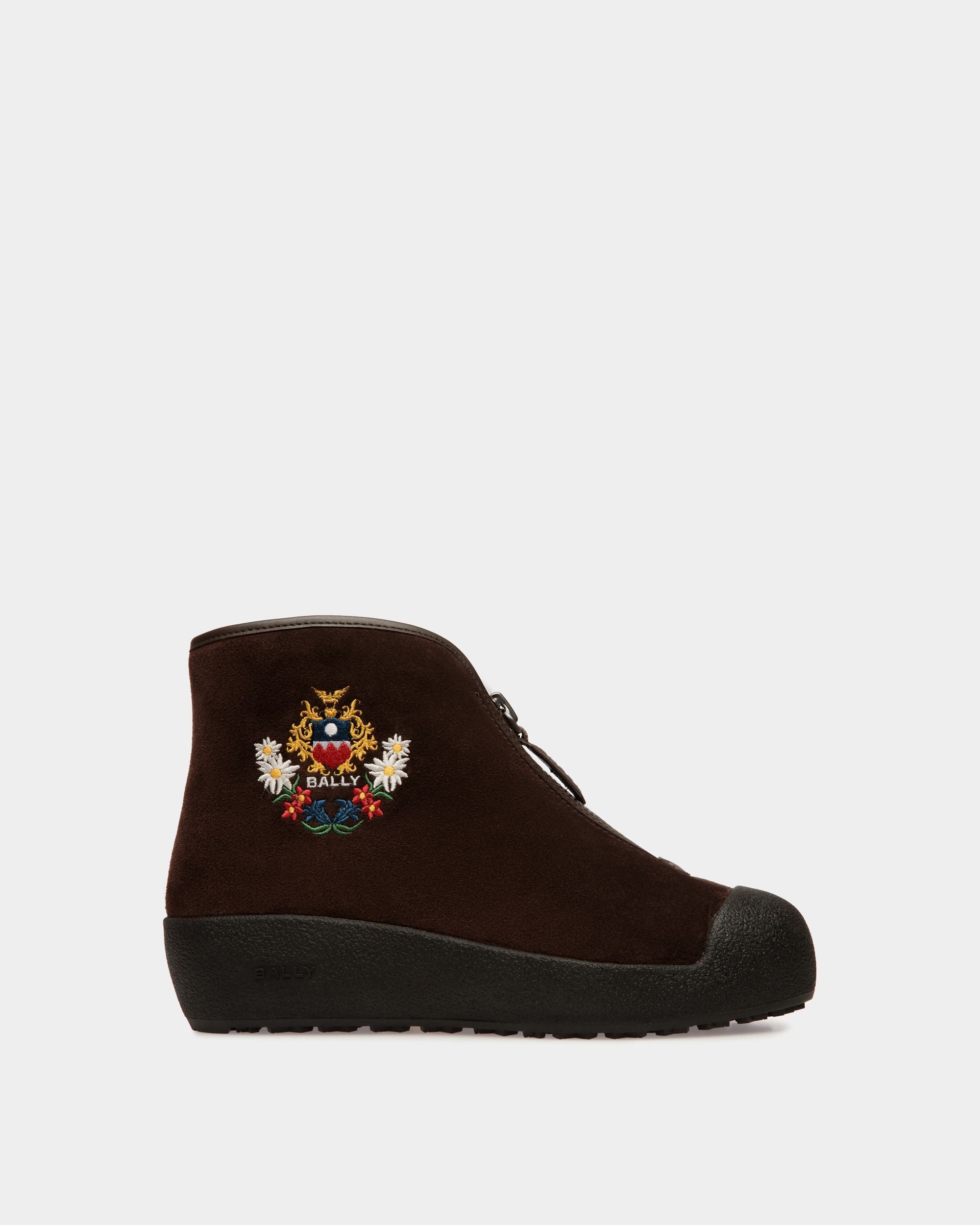 Bally Global - Winter Capsule Capsule Bootie in Brown Suede - Brown