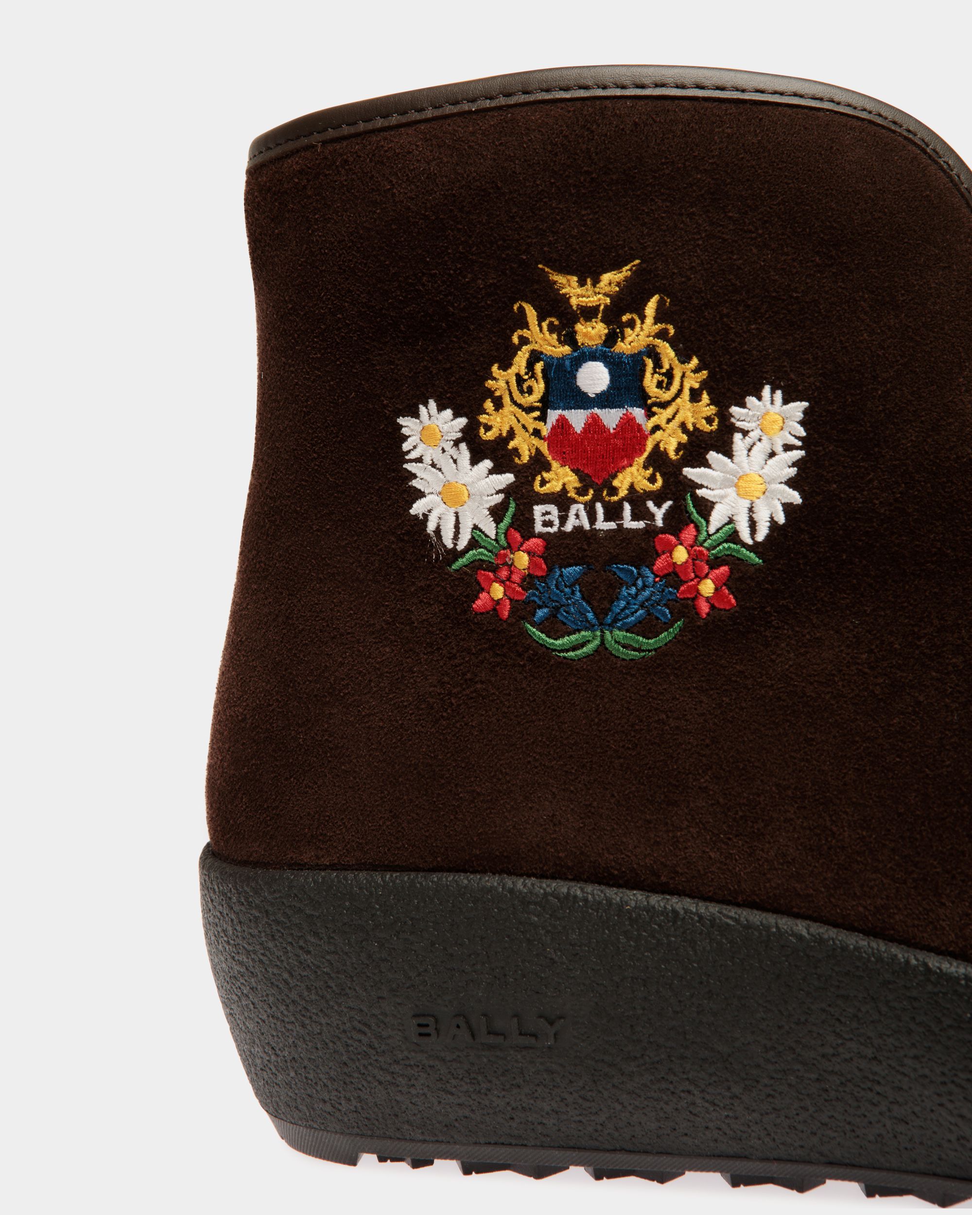 Bally Global - Winter Capsule Capsule Bootie in Brown Suede - Brown