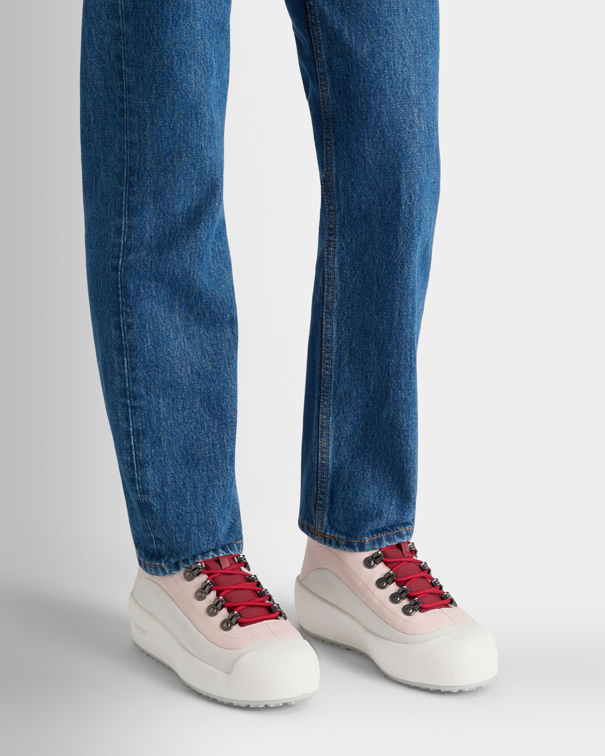 Bally Global - Bally Curling Bootie in Dusty Petal Leather - Pink