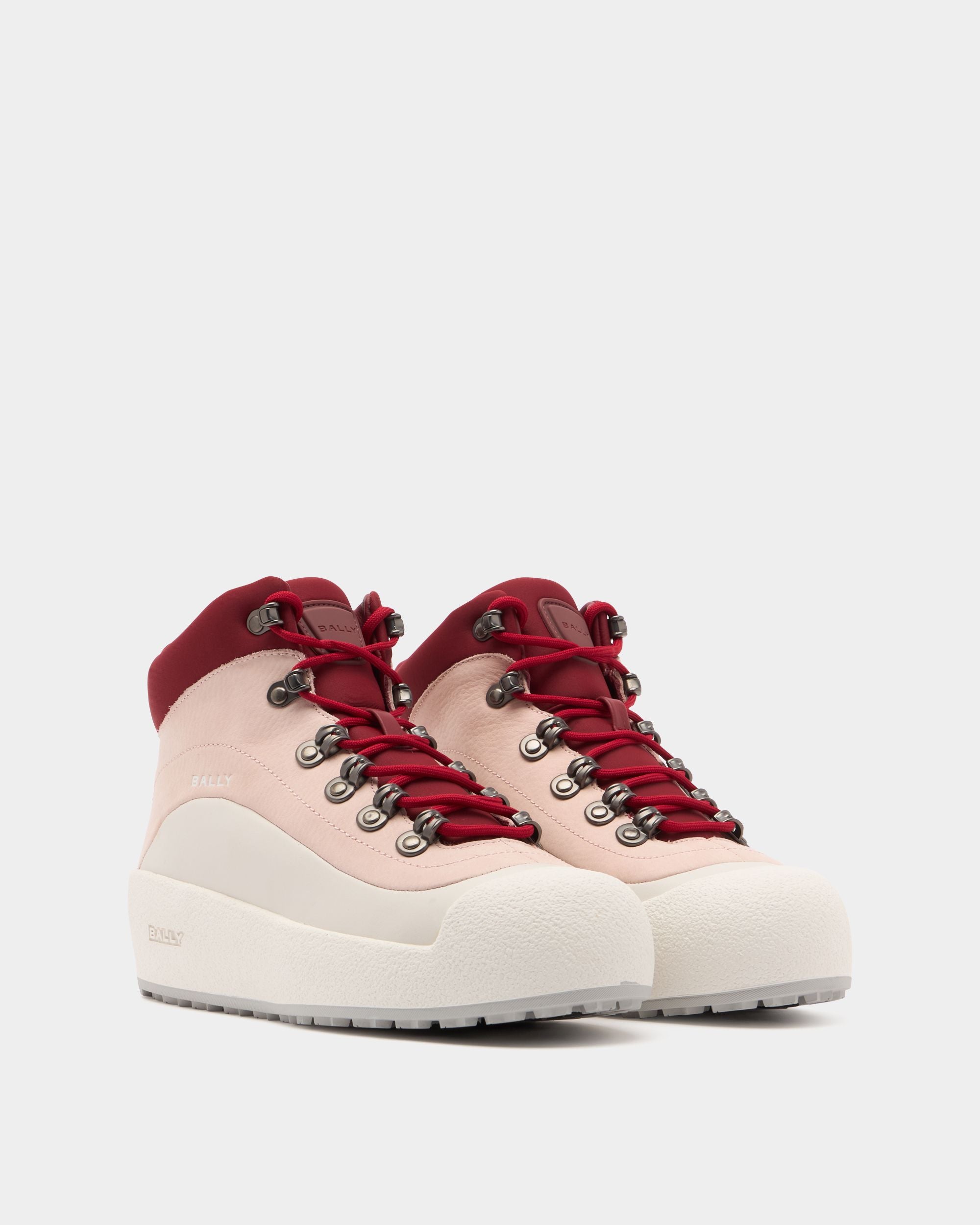 Bally Global - Bally Curling Bootie in Dusty Petal Leather - Pink