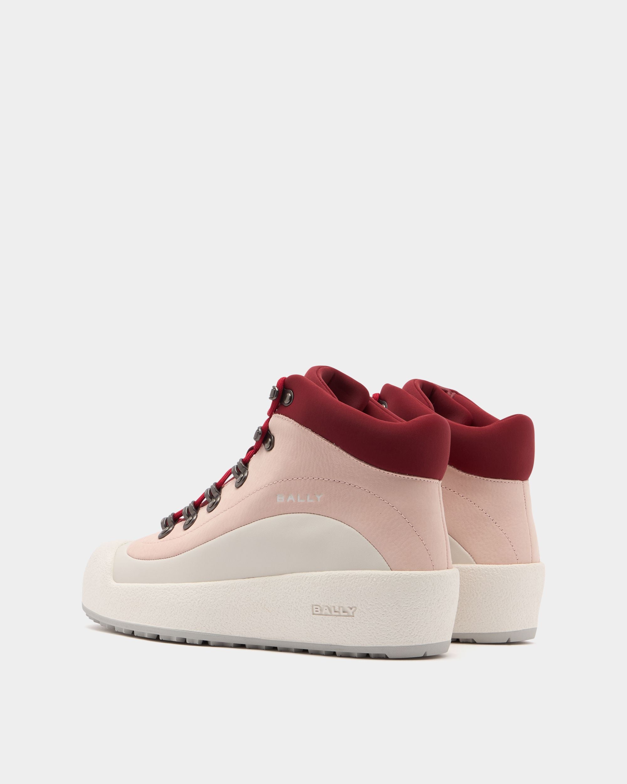 Bally Global - Bally Curling Bootie in Dusty Petal Leather - Pink