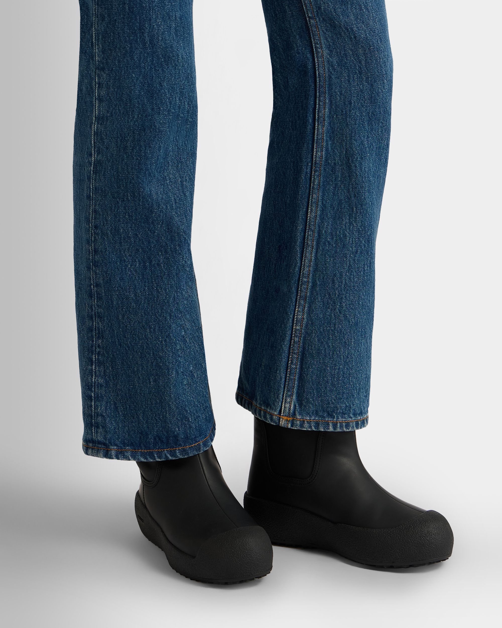 Bally Global - Bally Curling ブーツ ブラック レザー - ブラック