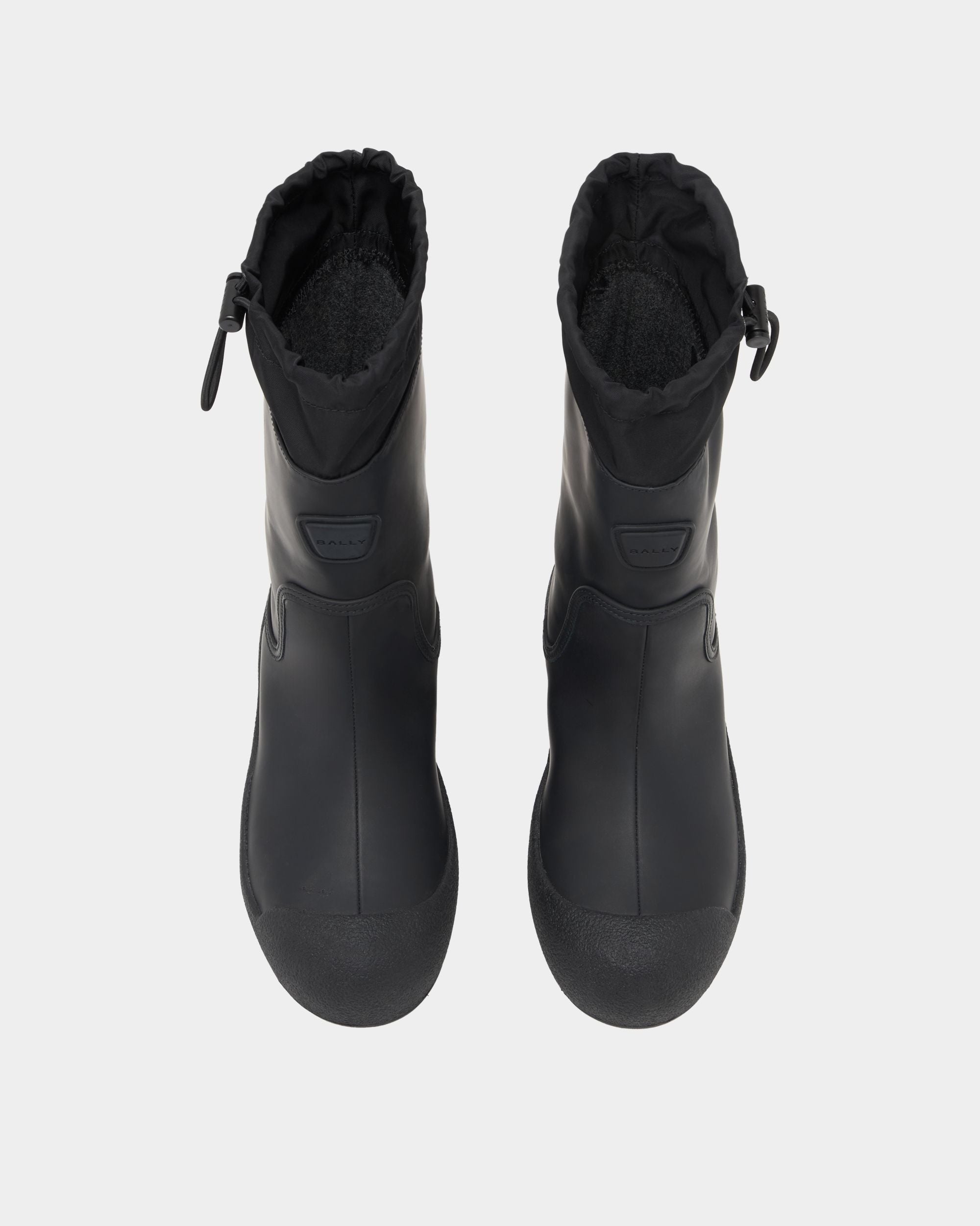 Bally Global - Bally Curling ブーツ ブラック レザー - ブラック