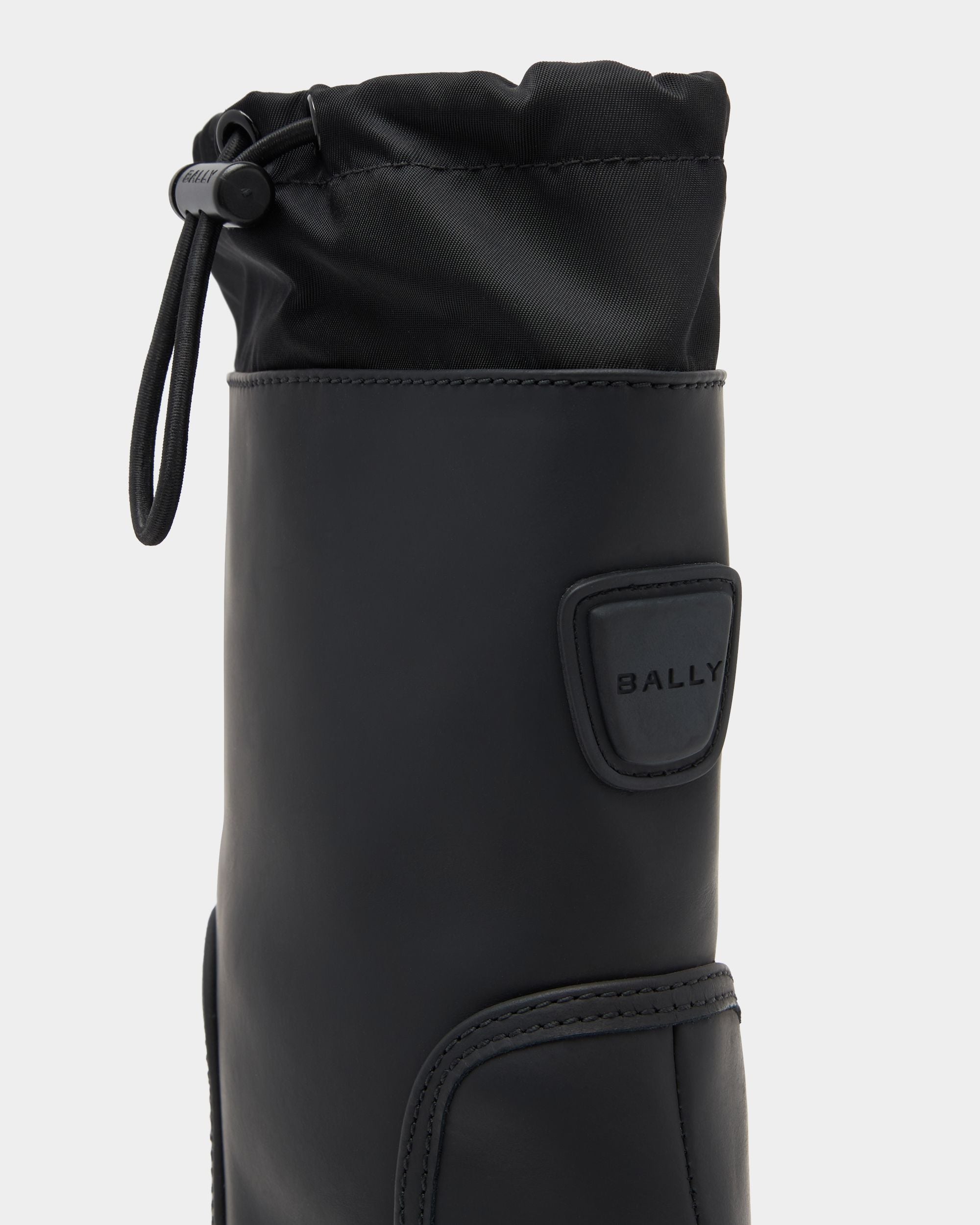 Bally Global - Bally Curling ブーツ ブラック レザー - ブラック