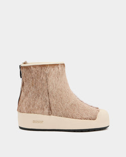 Bally Curling ブーティ ホワイト ヘアカーフ