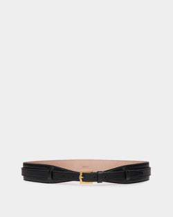 Emblem 45mm ベルト ブラック レザー