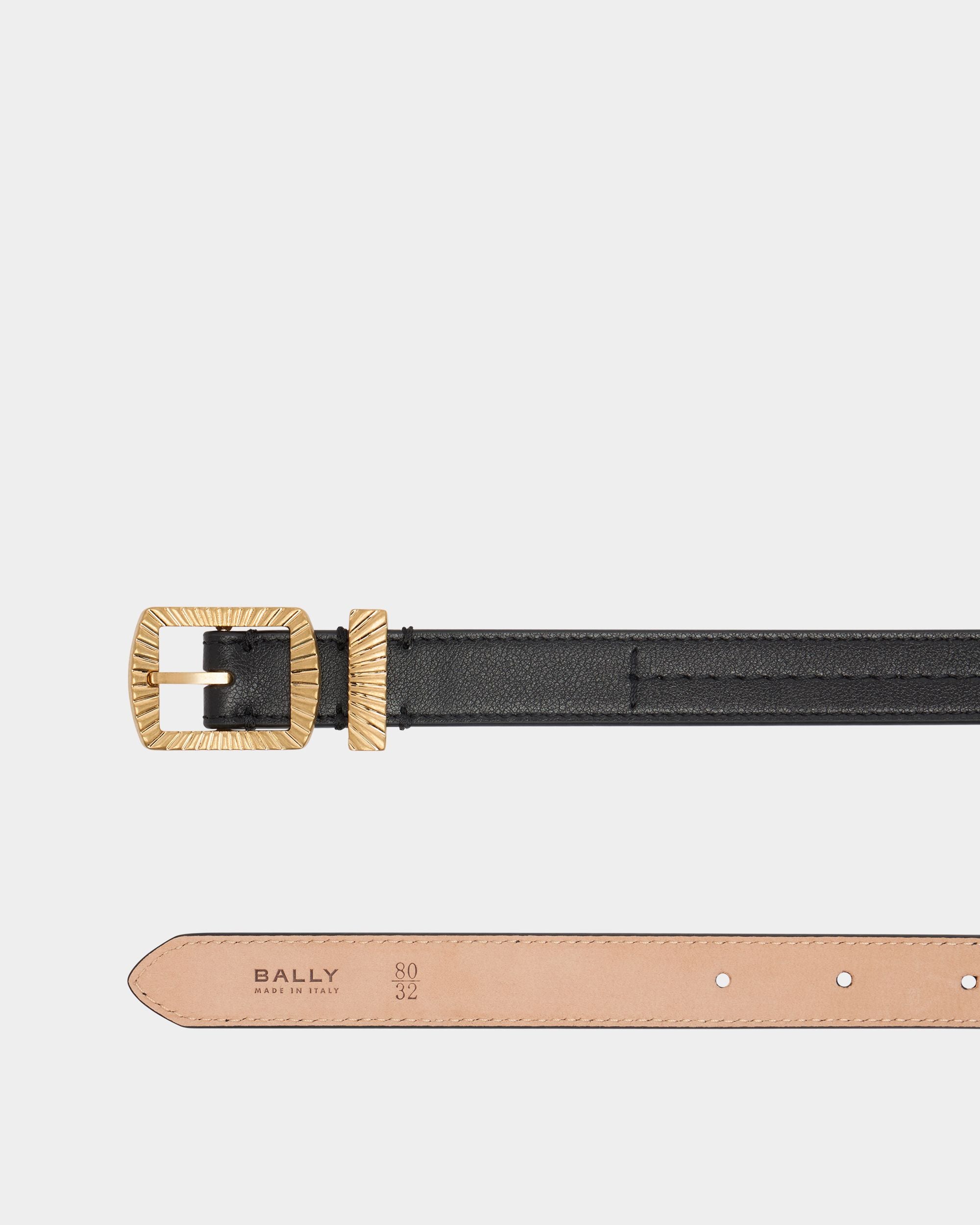 Bally Global - Glen 20mm ベルト ブラック レザー - ブラック