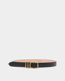 Orson 25 mm Belt in Black Leather