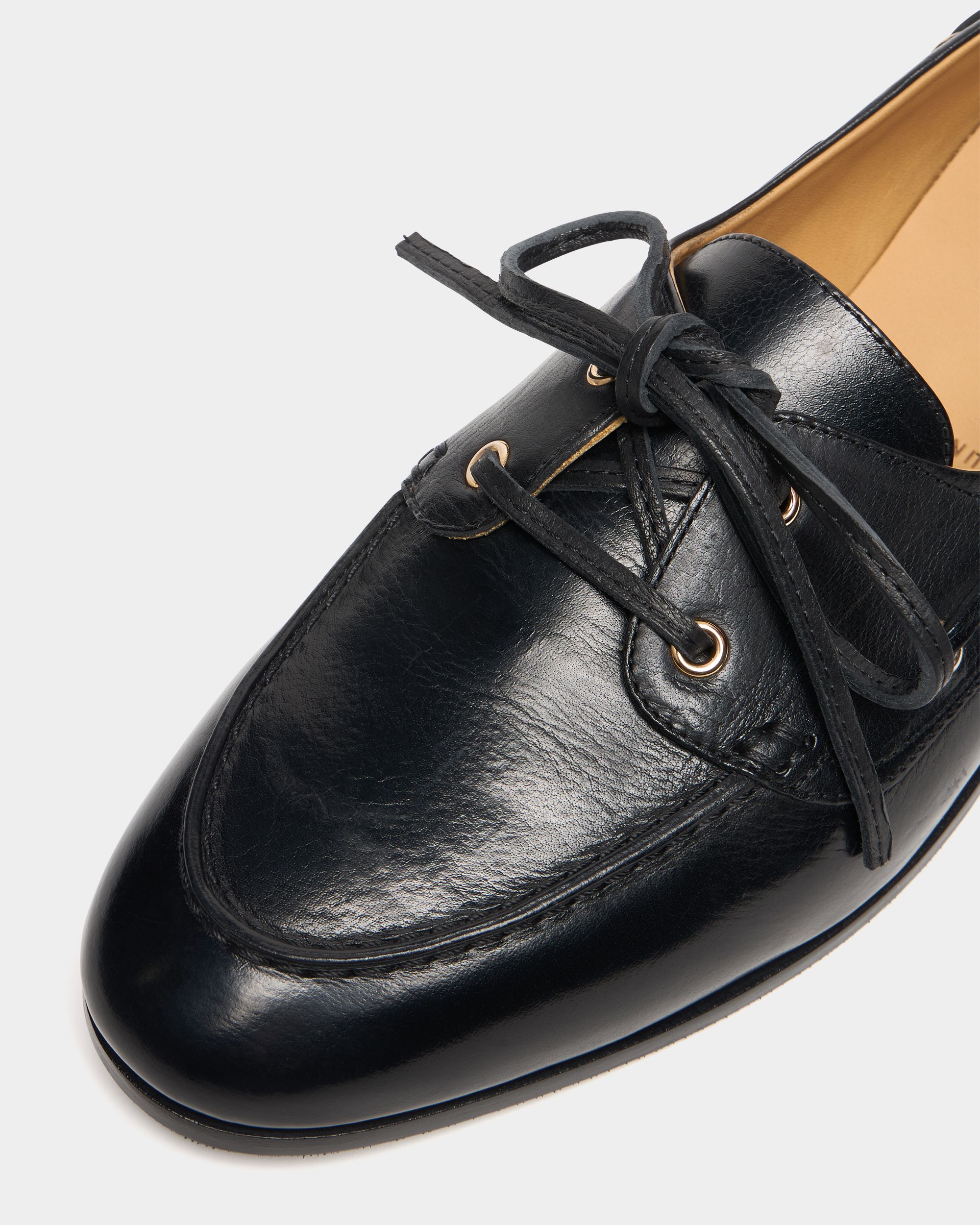 Bally Global - Plume モカシン ブラックレザー - ブラック