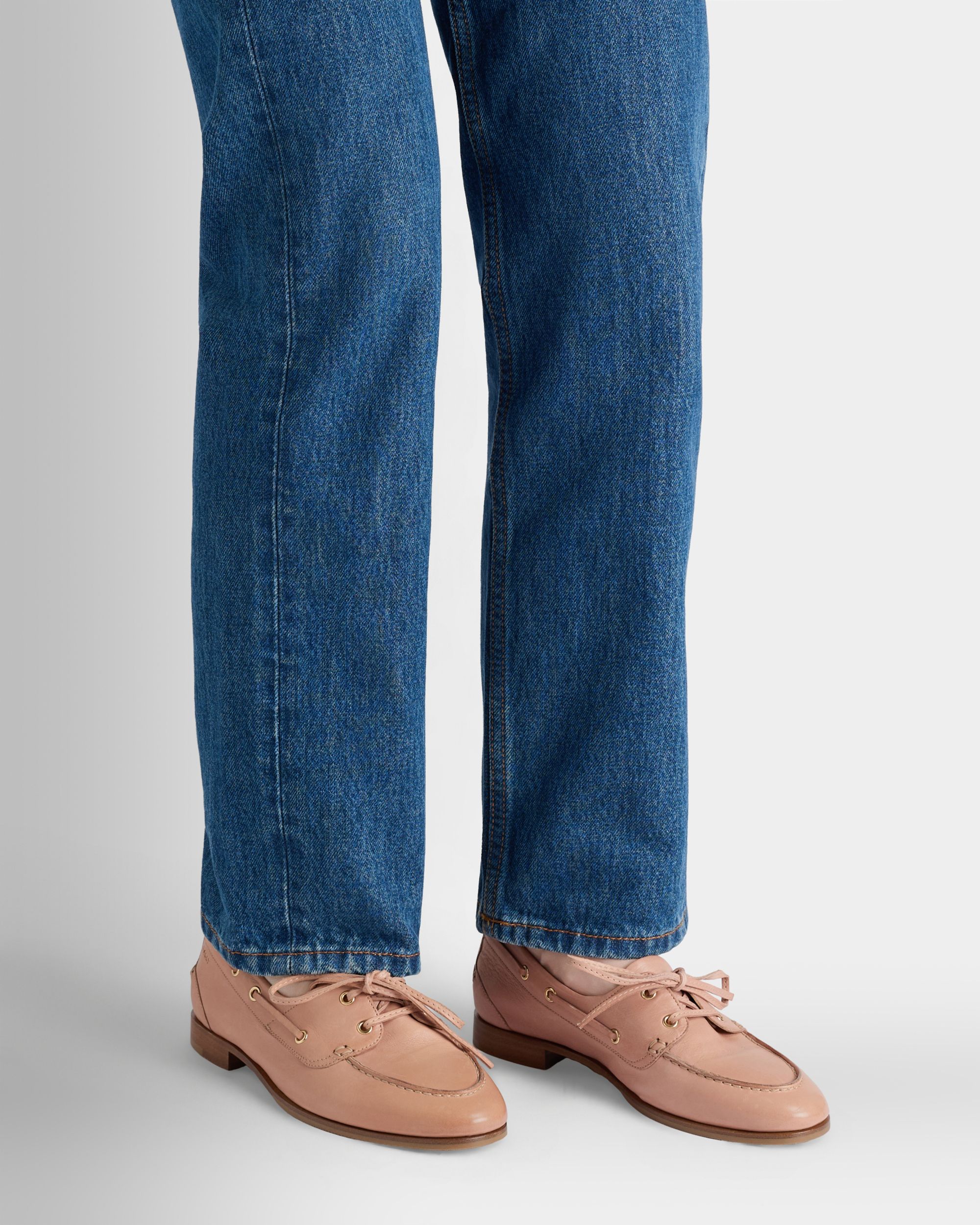 Bally Global - Plume モカシン ライトピンクレザー - ピンク