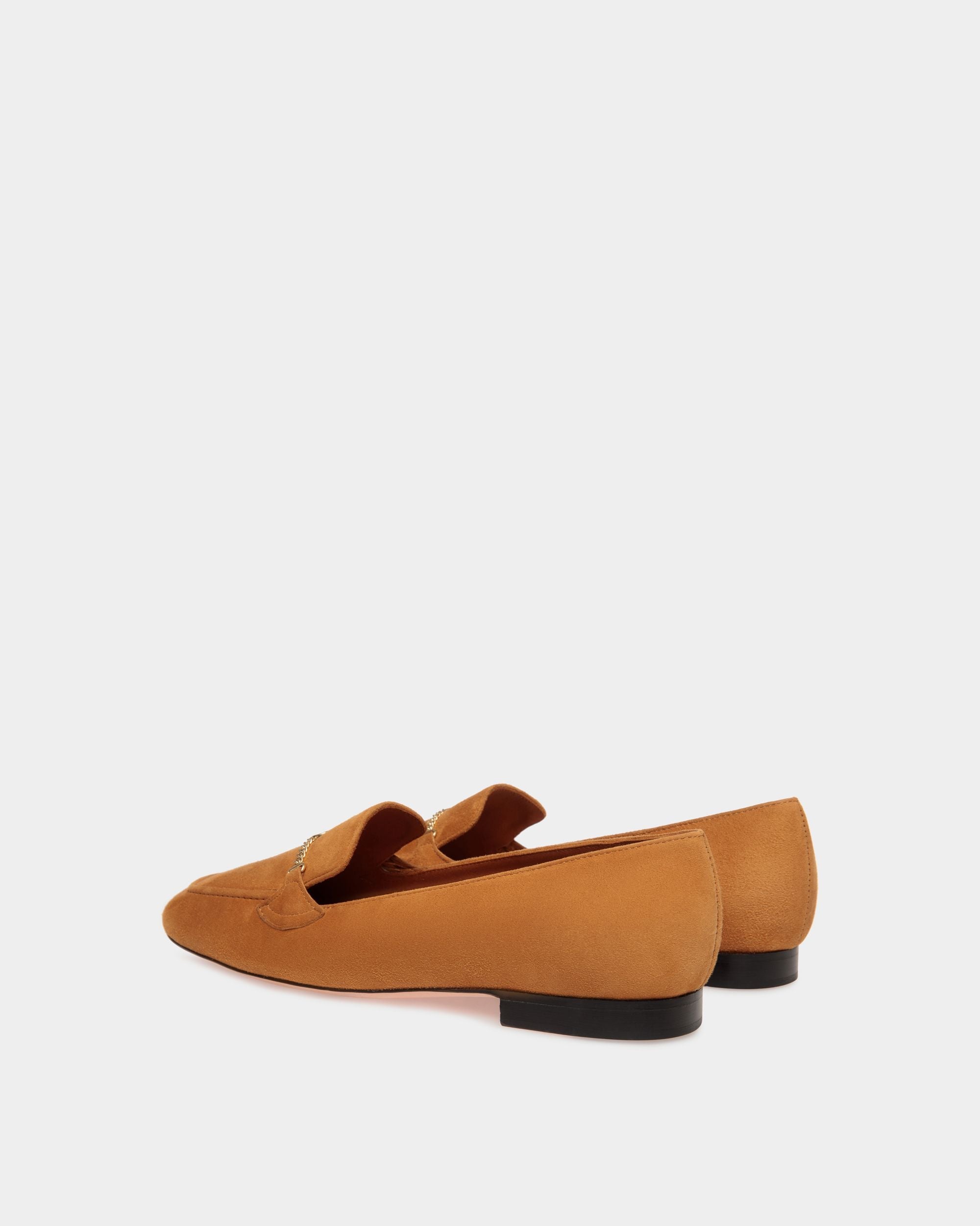 Bally Global - Daily Emblem ローファー ブラウン スエード - ブラウン