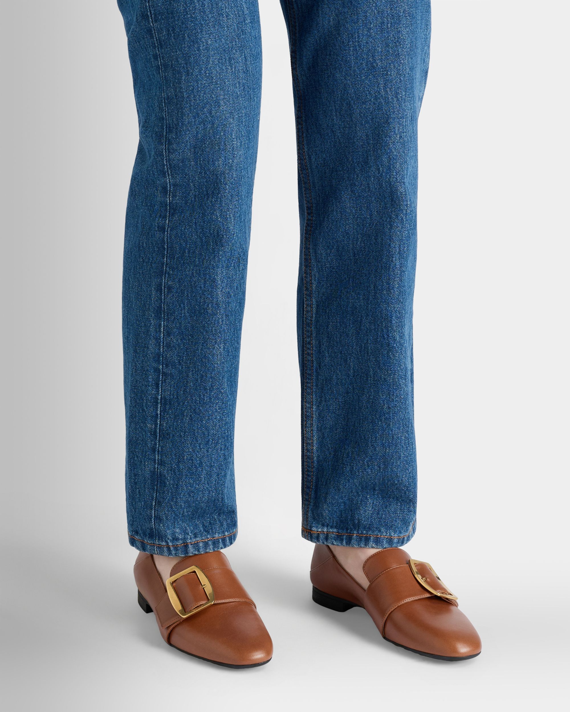 Bally Global - Bally Boucle スリッパ アンバーブラウンレザー - ブラウン