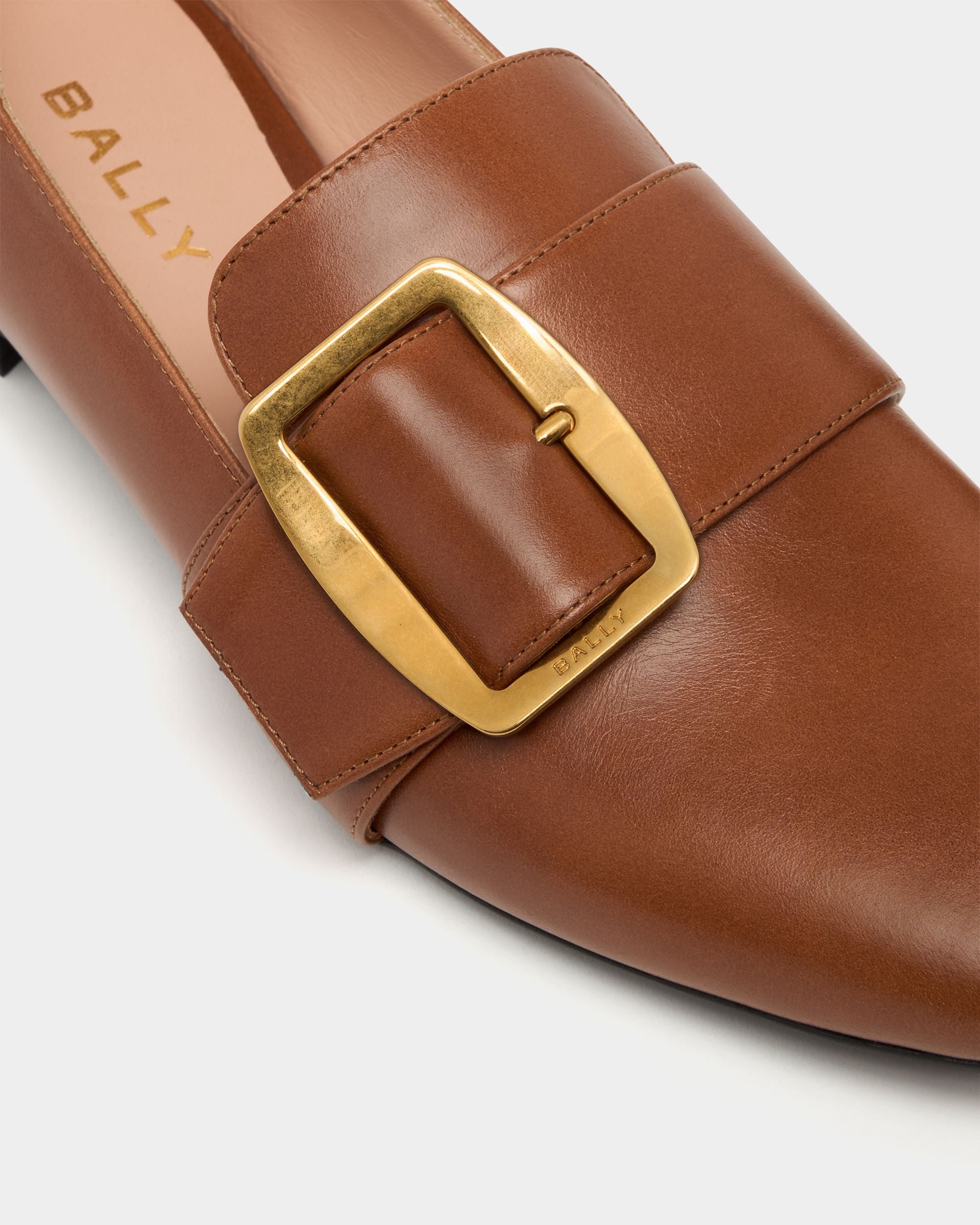 Bally Global - Bally Boucle スリッパ アンバーブラウンレザー - ブラウン