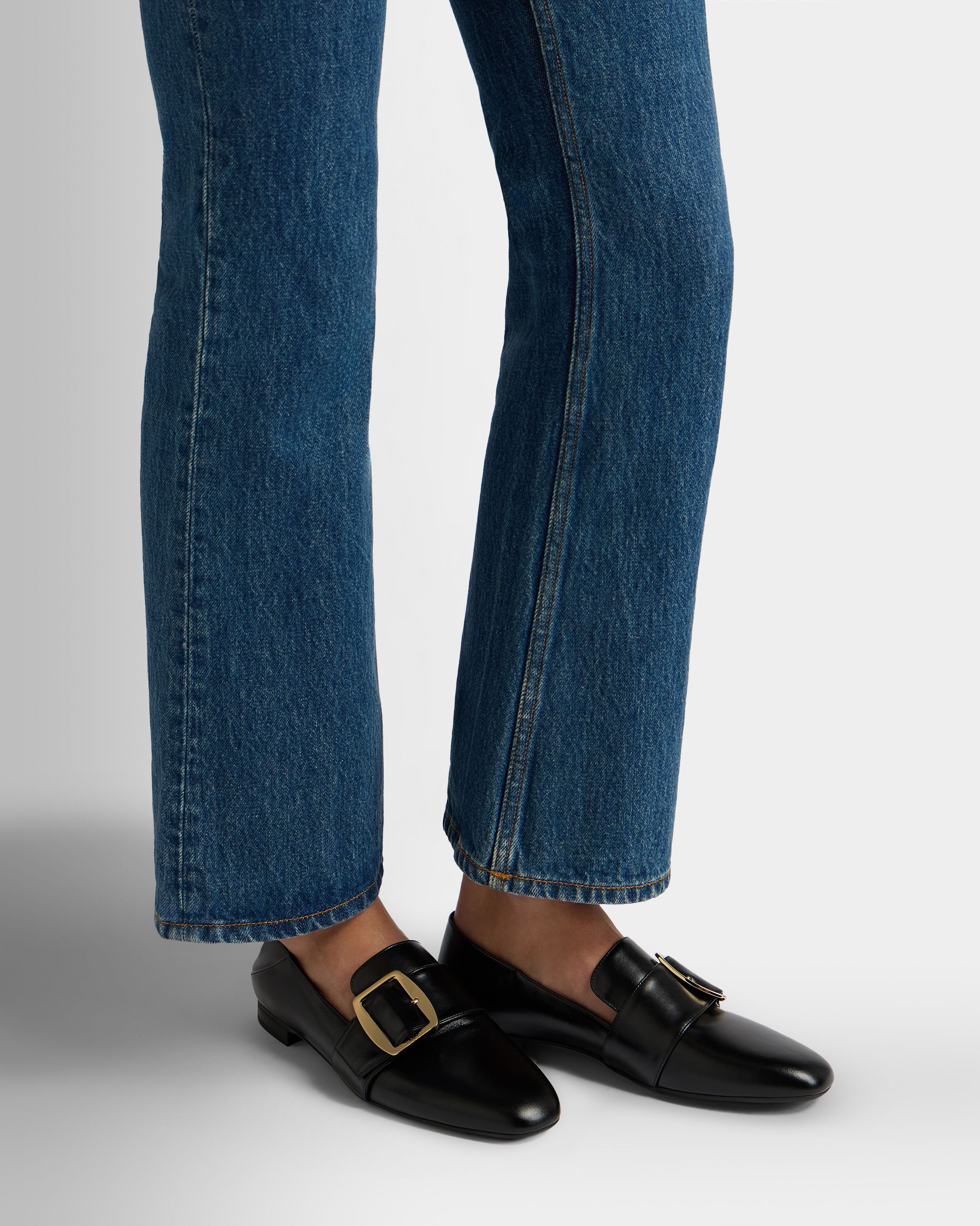 Bally Global - Bally Boucle Slipper in Black Leather - Black