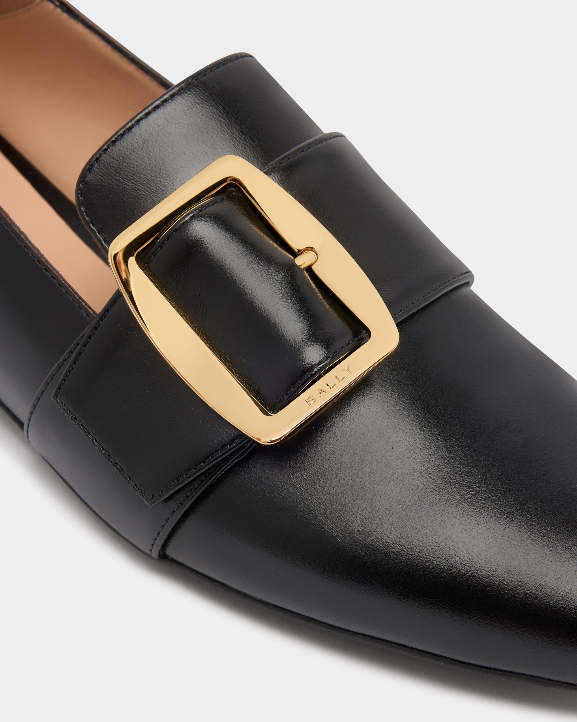 Bally Global - Bally Boucle Slipper in Black Leather - Black