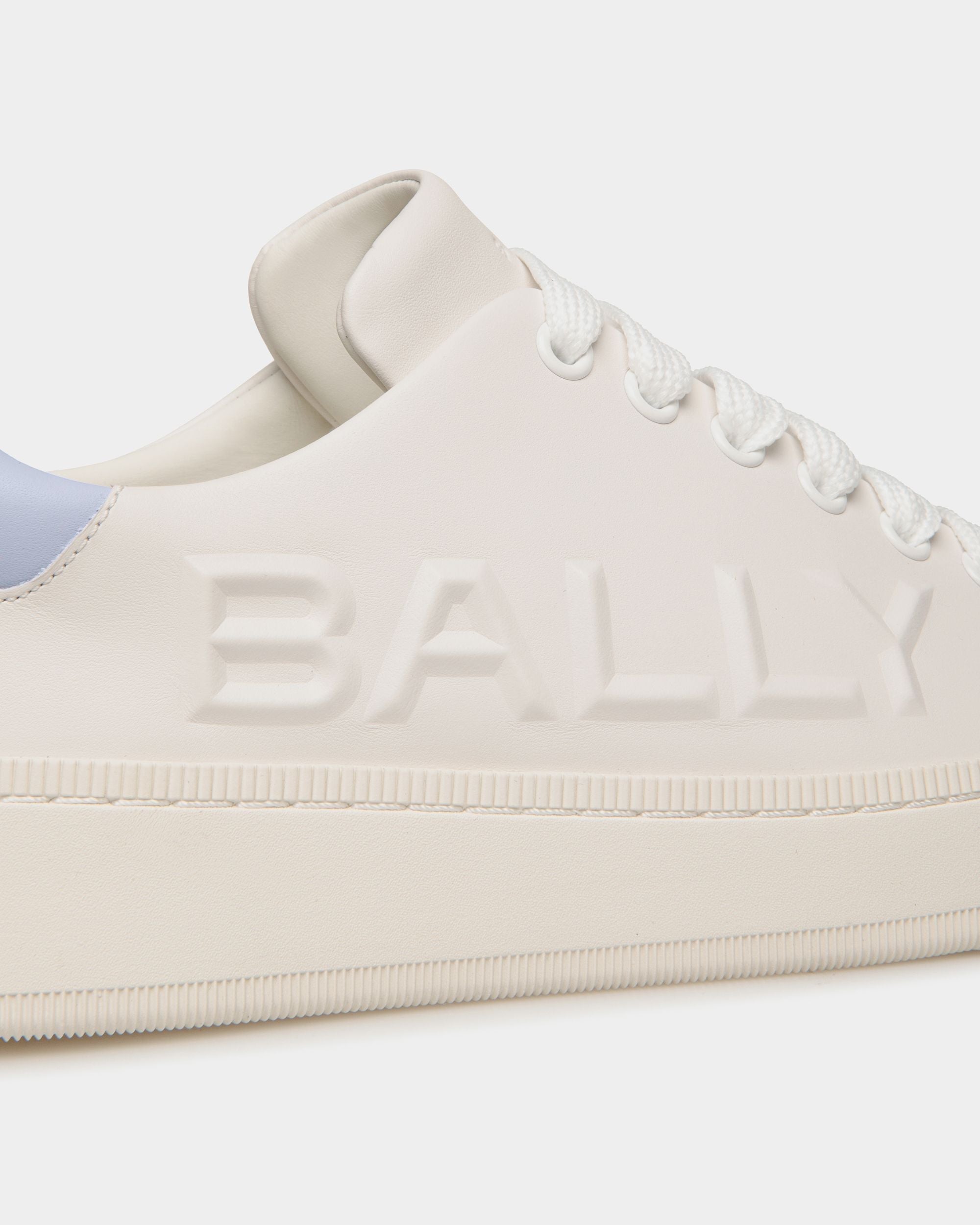 Bally Global - Raise スニーカー ホワイト＆ライトブルー レザー - ホワイト