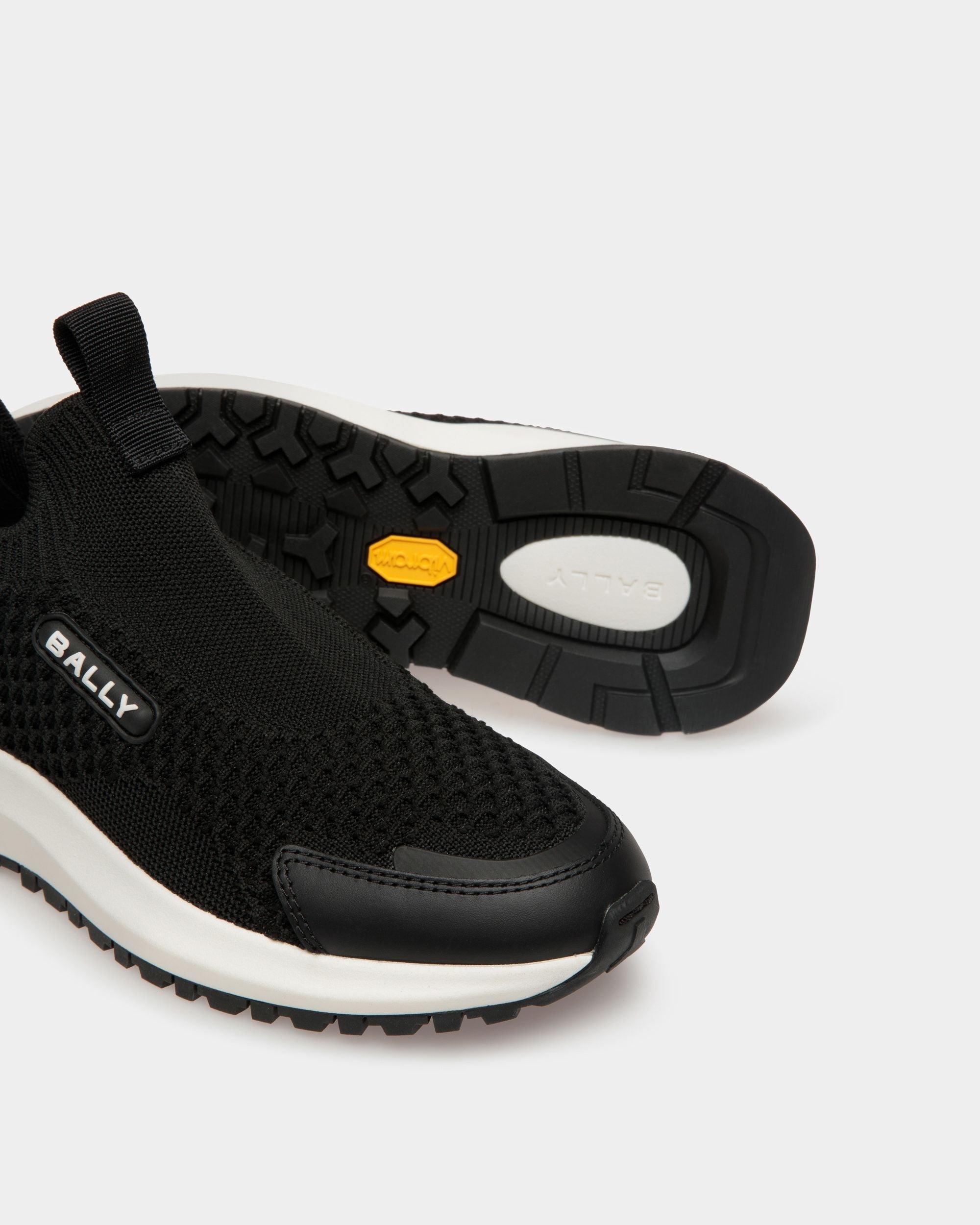 Bally Global - Outline スニーカー ブラック ニット ファブリック - ブラック