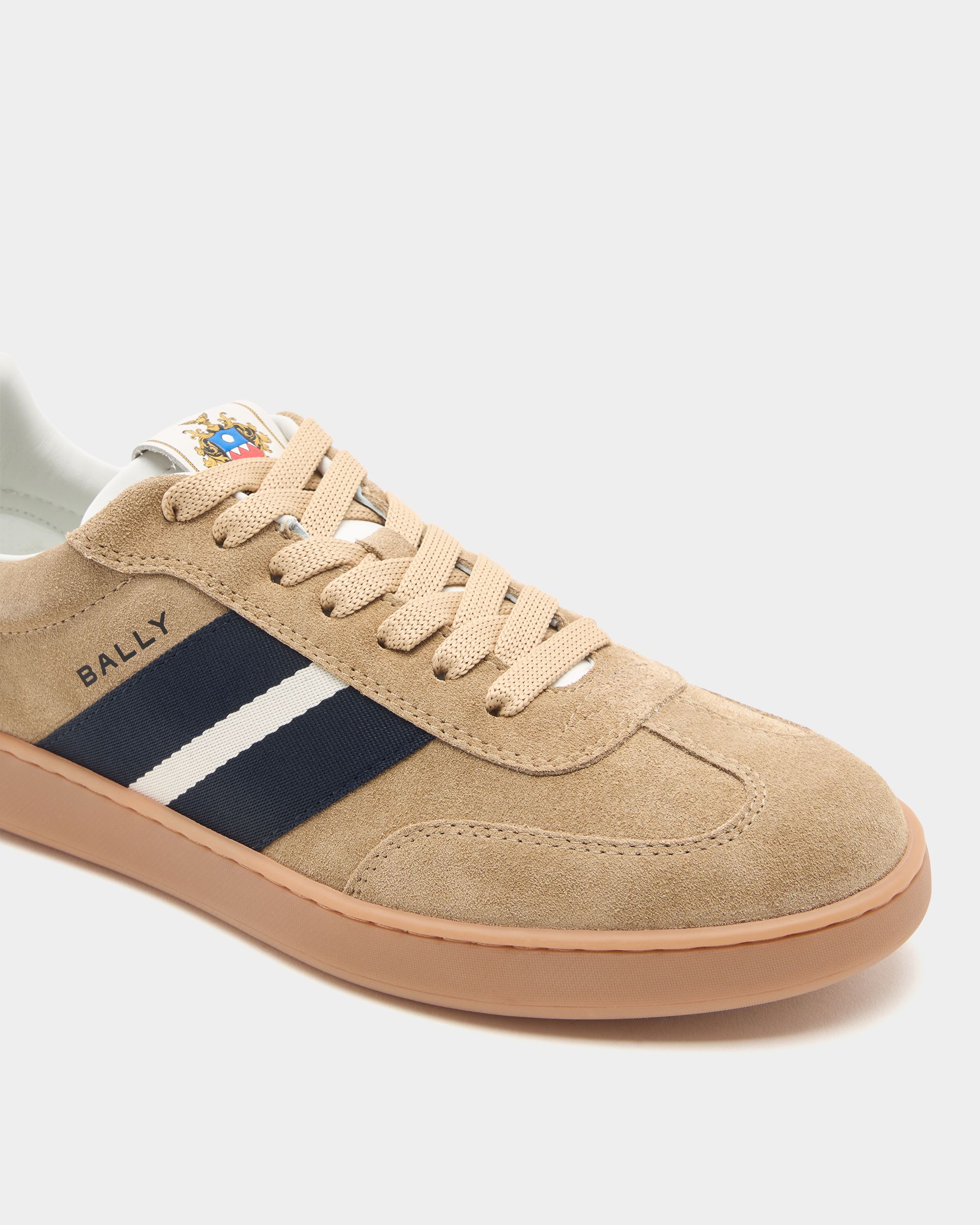 Bally Global - Retro Crest スニーカー ブラウン スエード - ブラウン