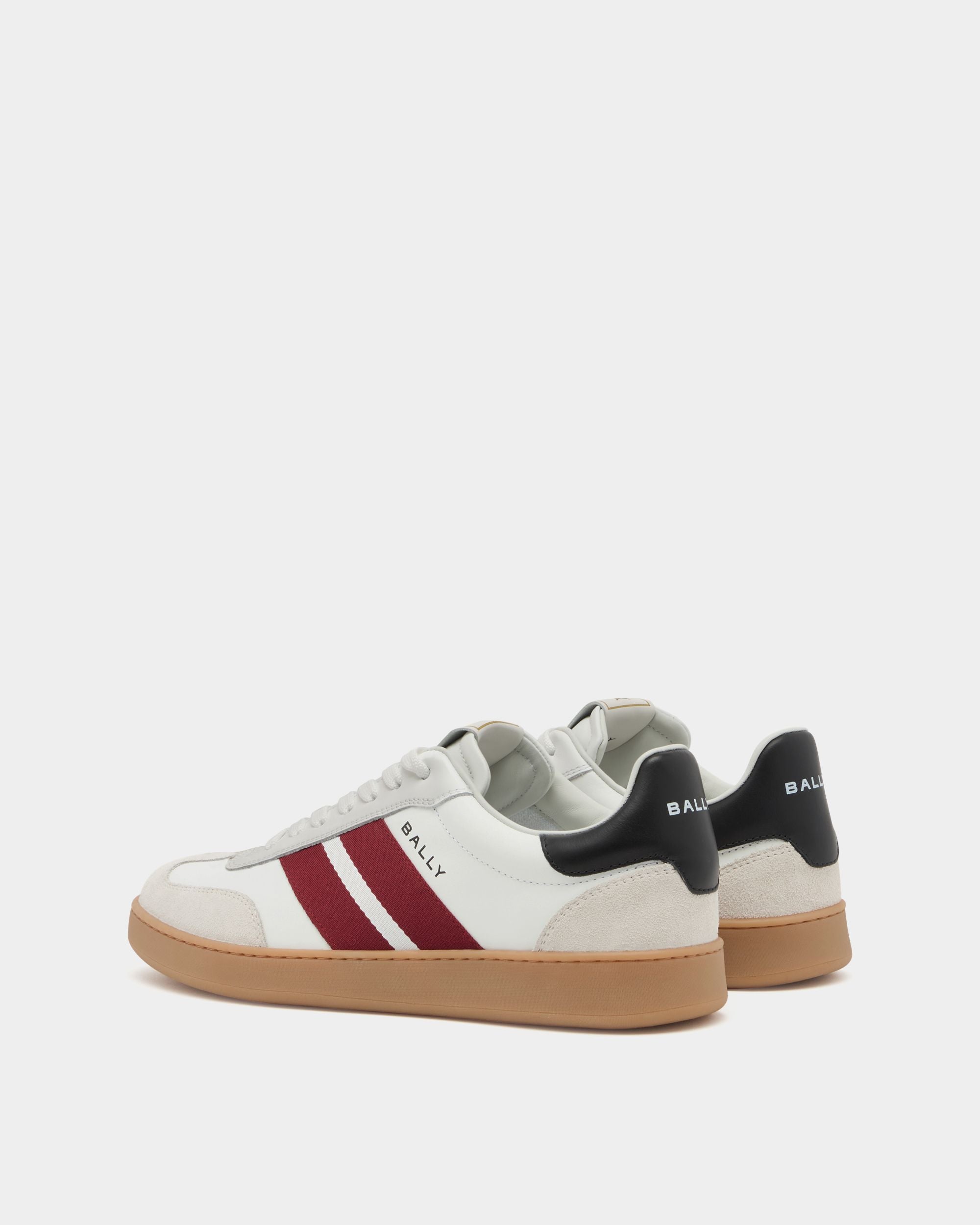Bally Global - Retro Crest Sneaker in White Leather - White