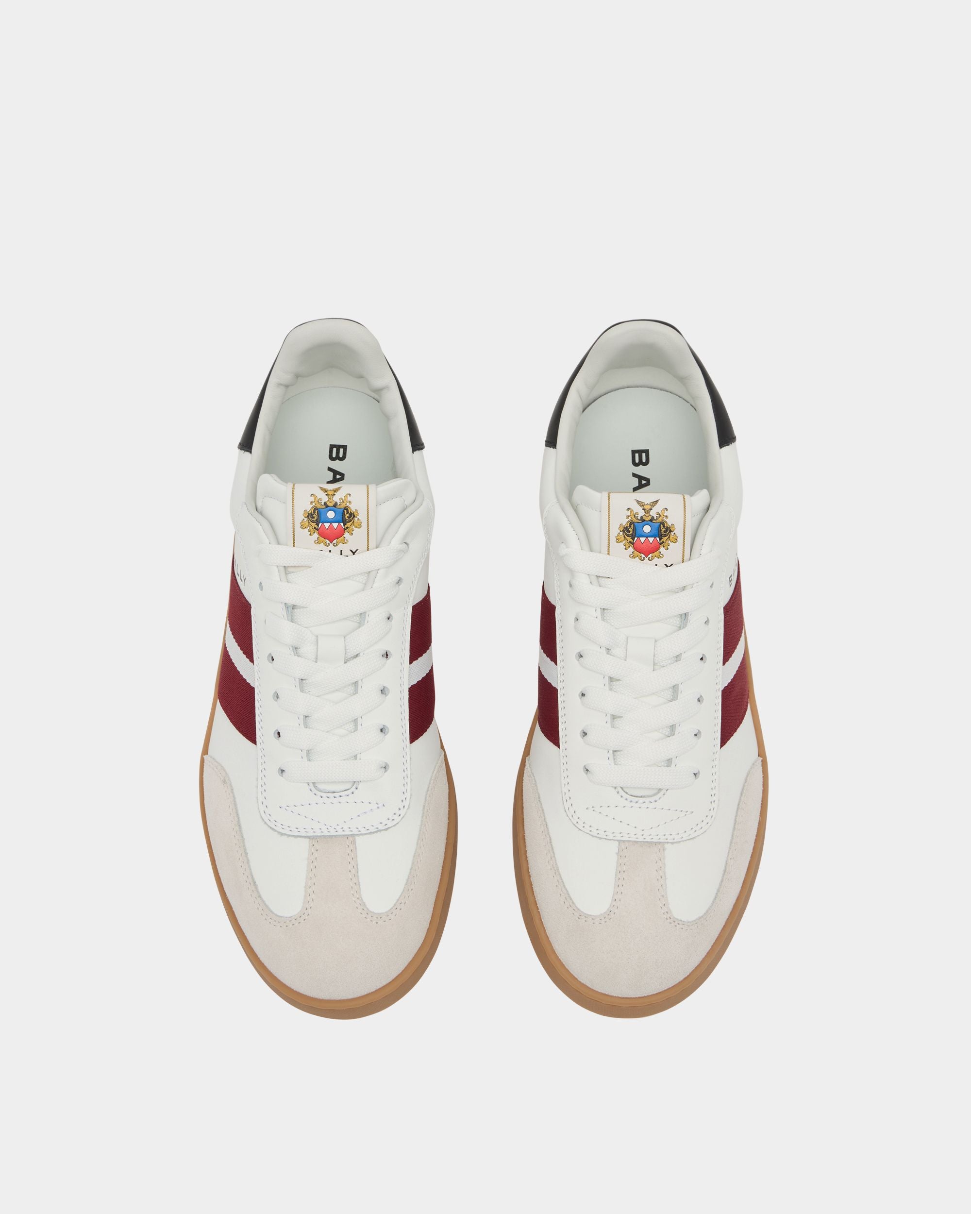 Bally Global - Retro Crest Sneaker in White Leather - White