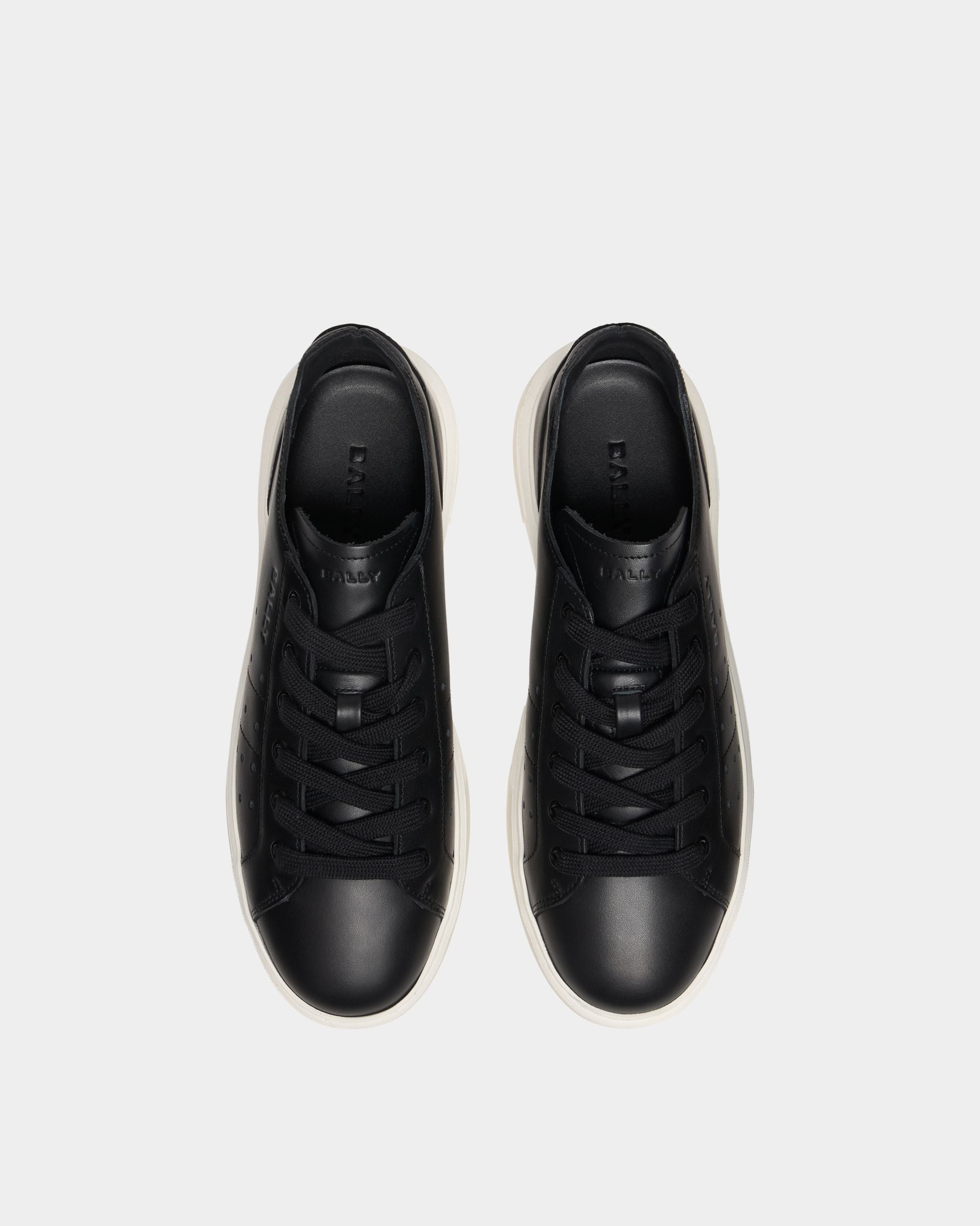 Bally Global - Lift Sneaker in Black Leather - Black