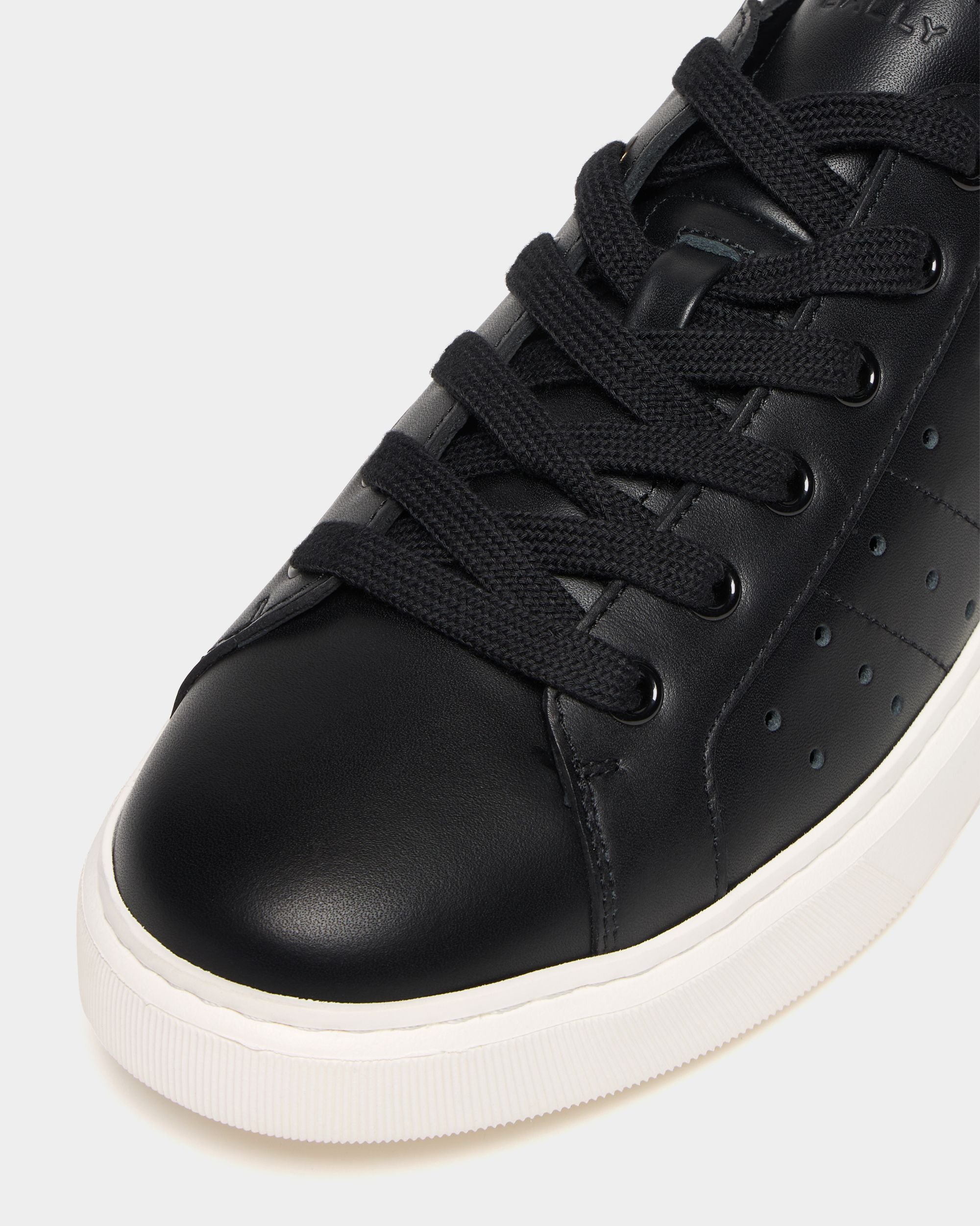 Bally Global - Lift Sneaker in Black Leather - Black