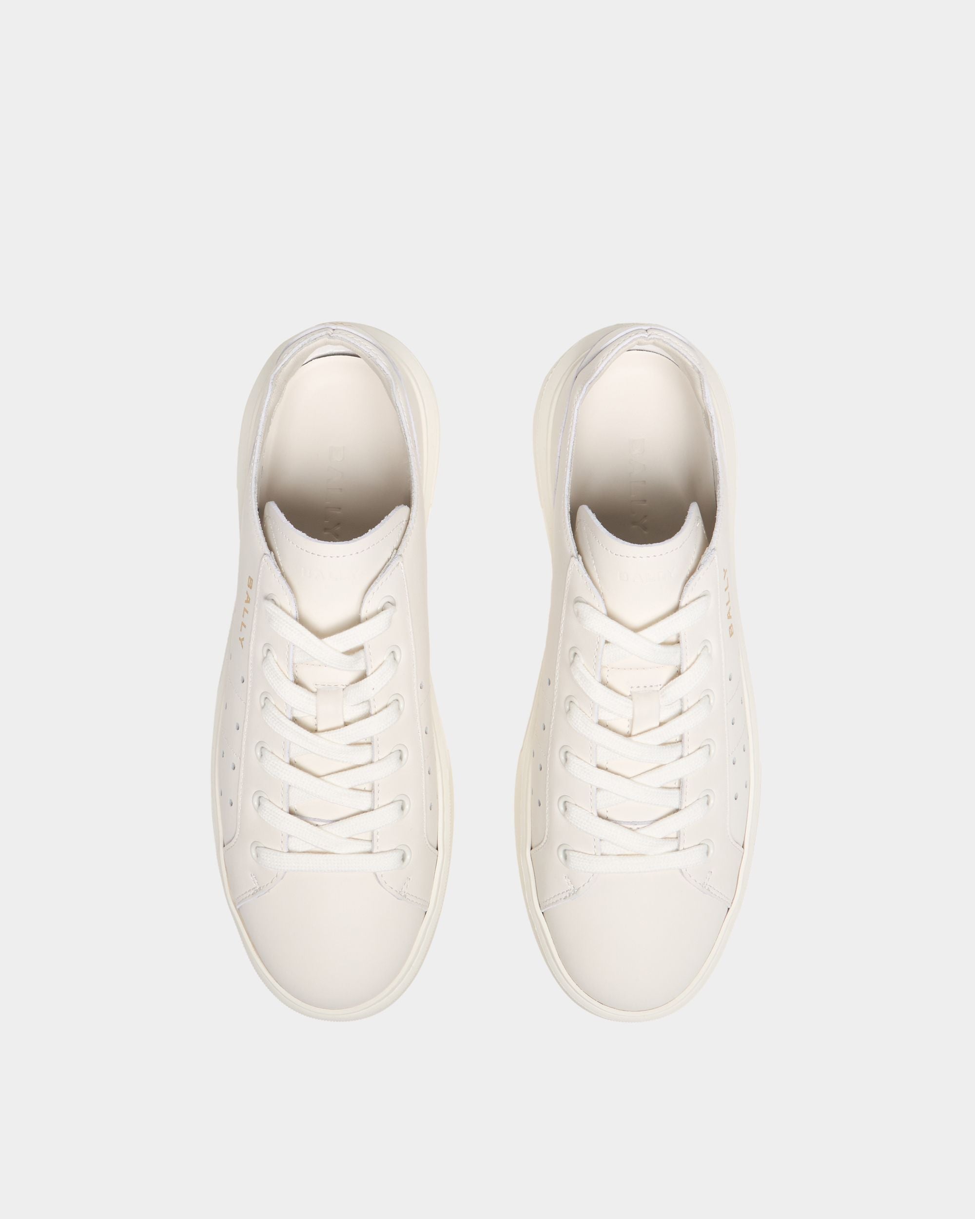 Bally Global - Lift Sneaker in White Leather - White