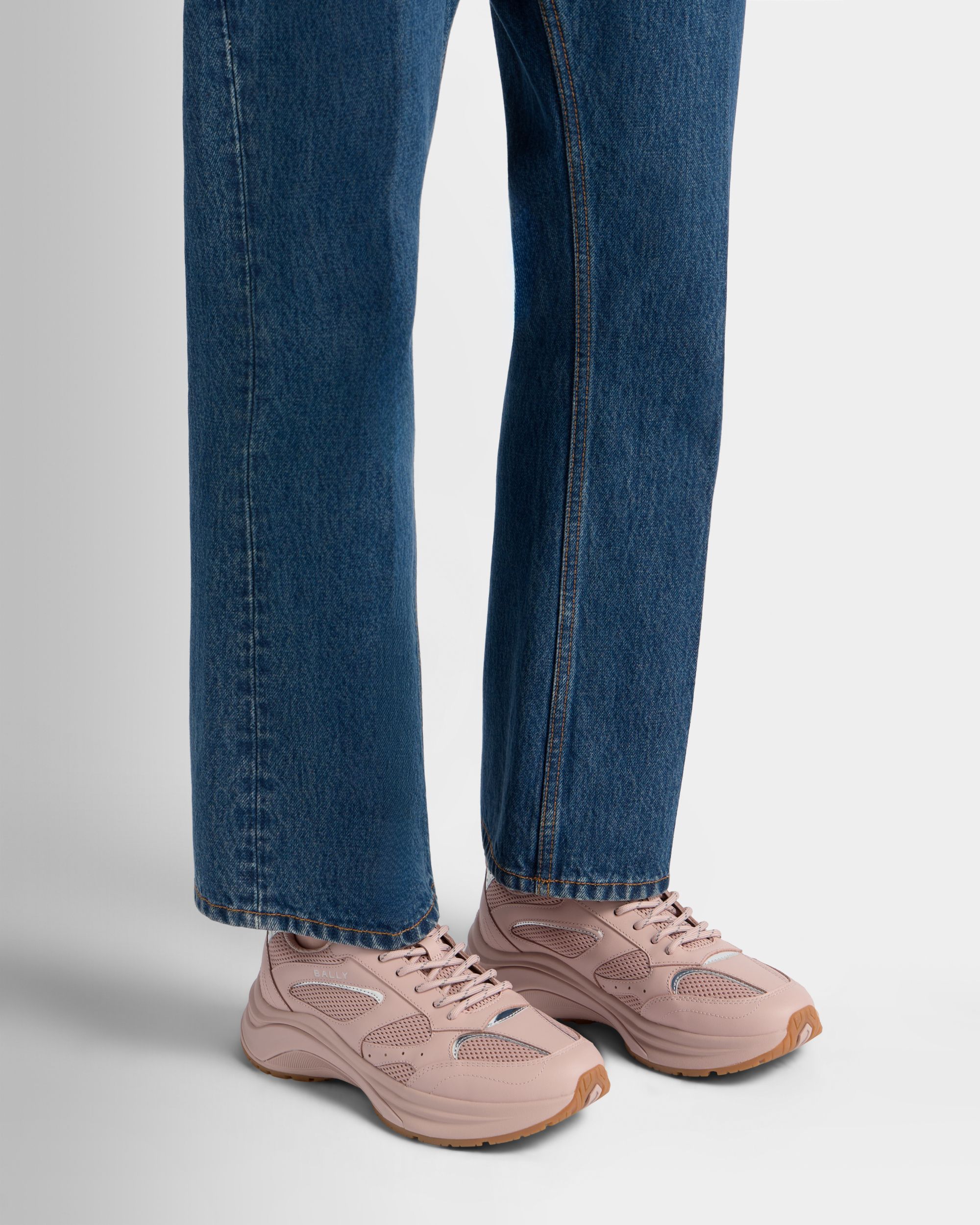 Bally Global - Woge スニーカー ライトピンクファブリック - ピンク