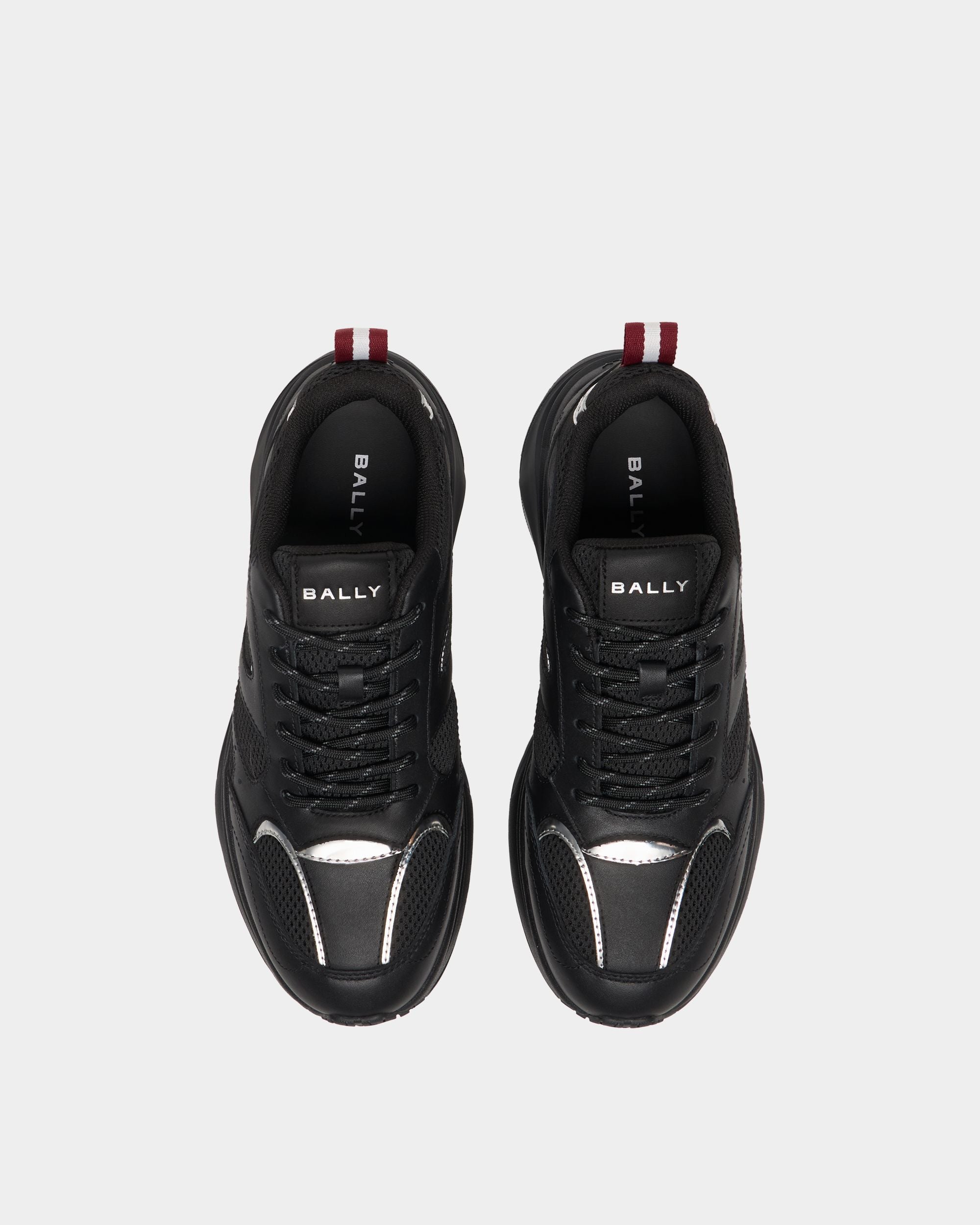 Bally Global - Woge Sneaker in Black and Silver Fabric - Black