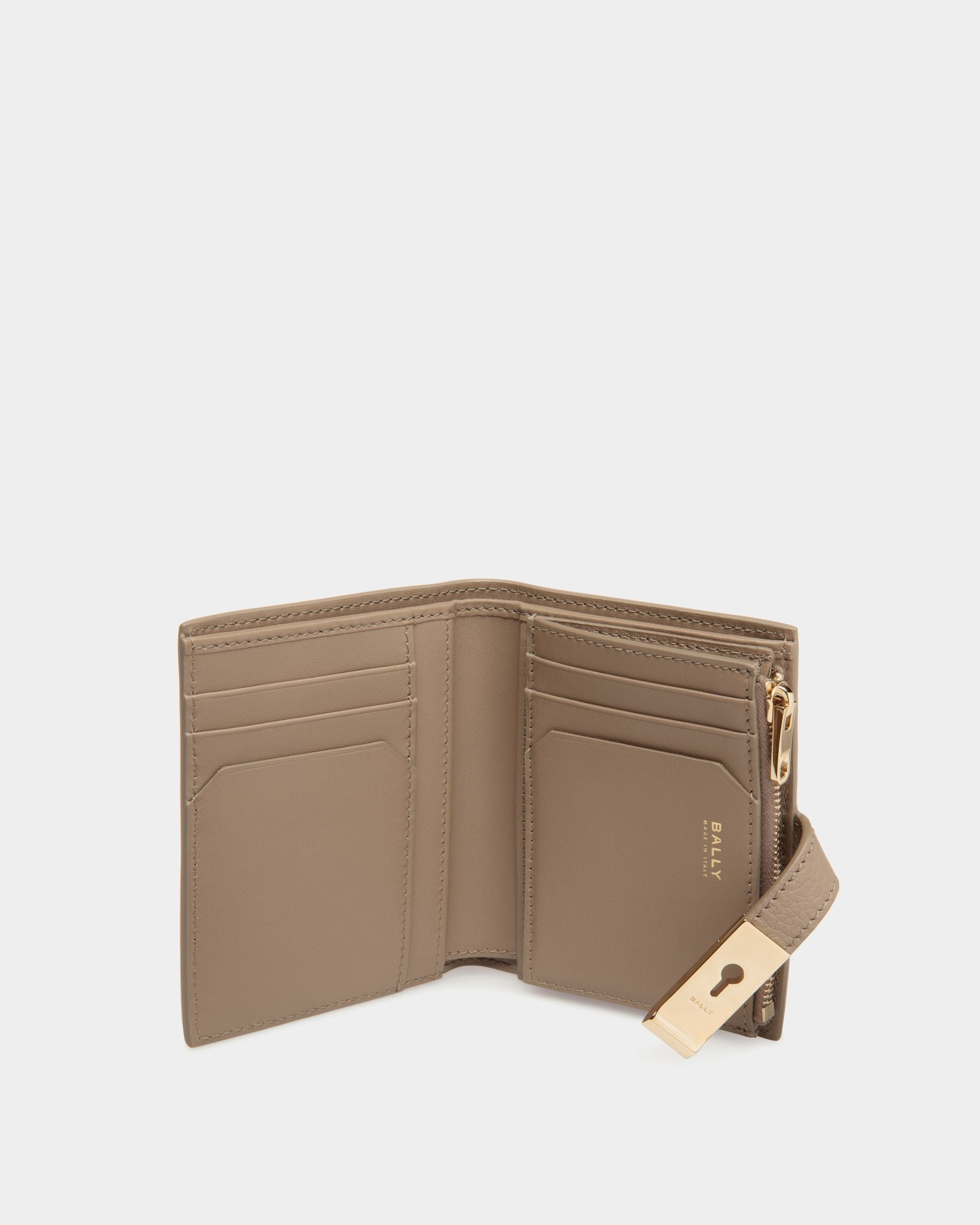 Bally Global - Lock Me ウォレット トープブラウン グレインレザー - ブラウン