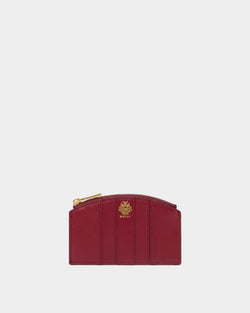 Signature Coin Purse in Ruby Red Leather
