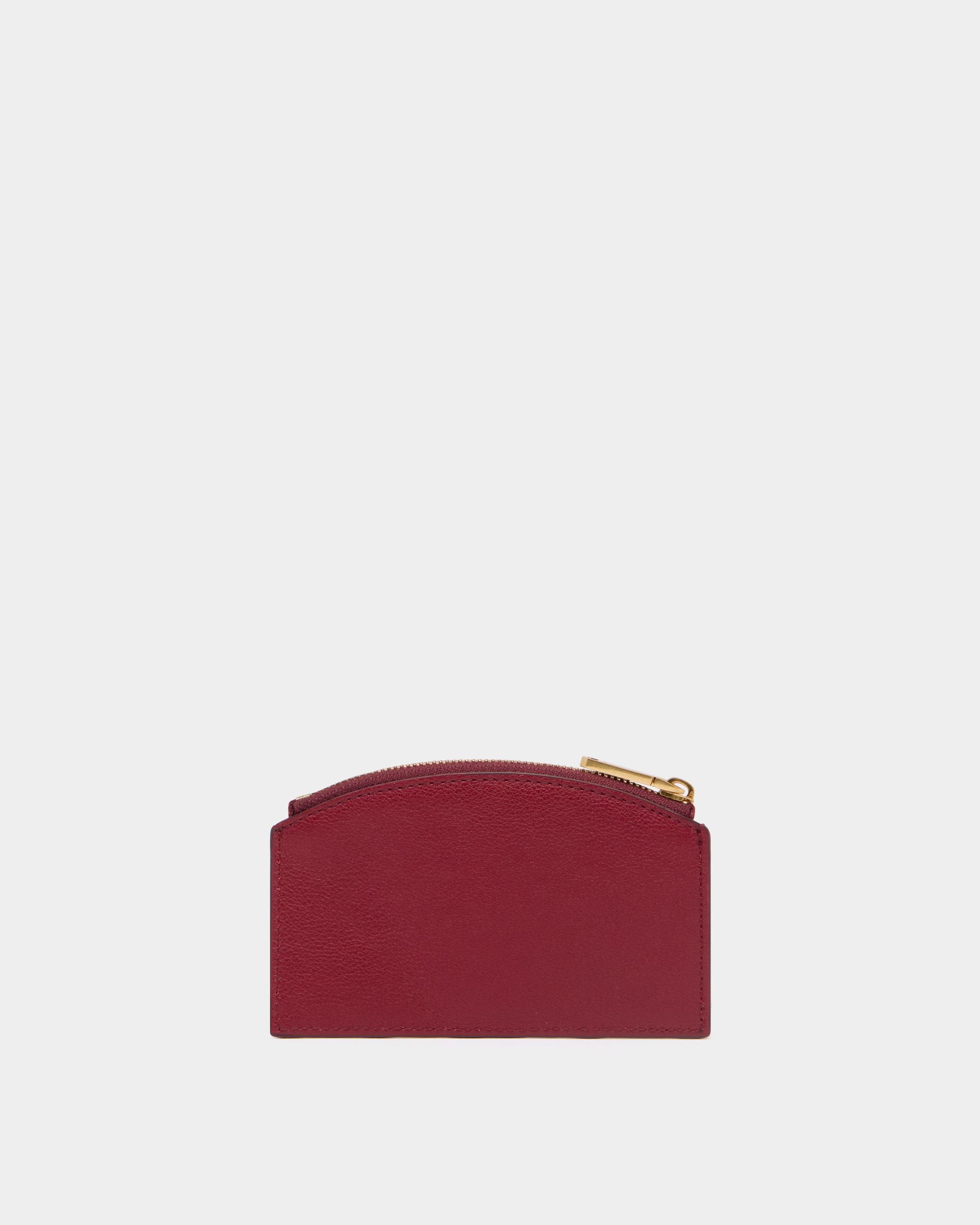 Bally Global - Signature Coin Purse in Ruby Red Leather - Red