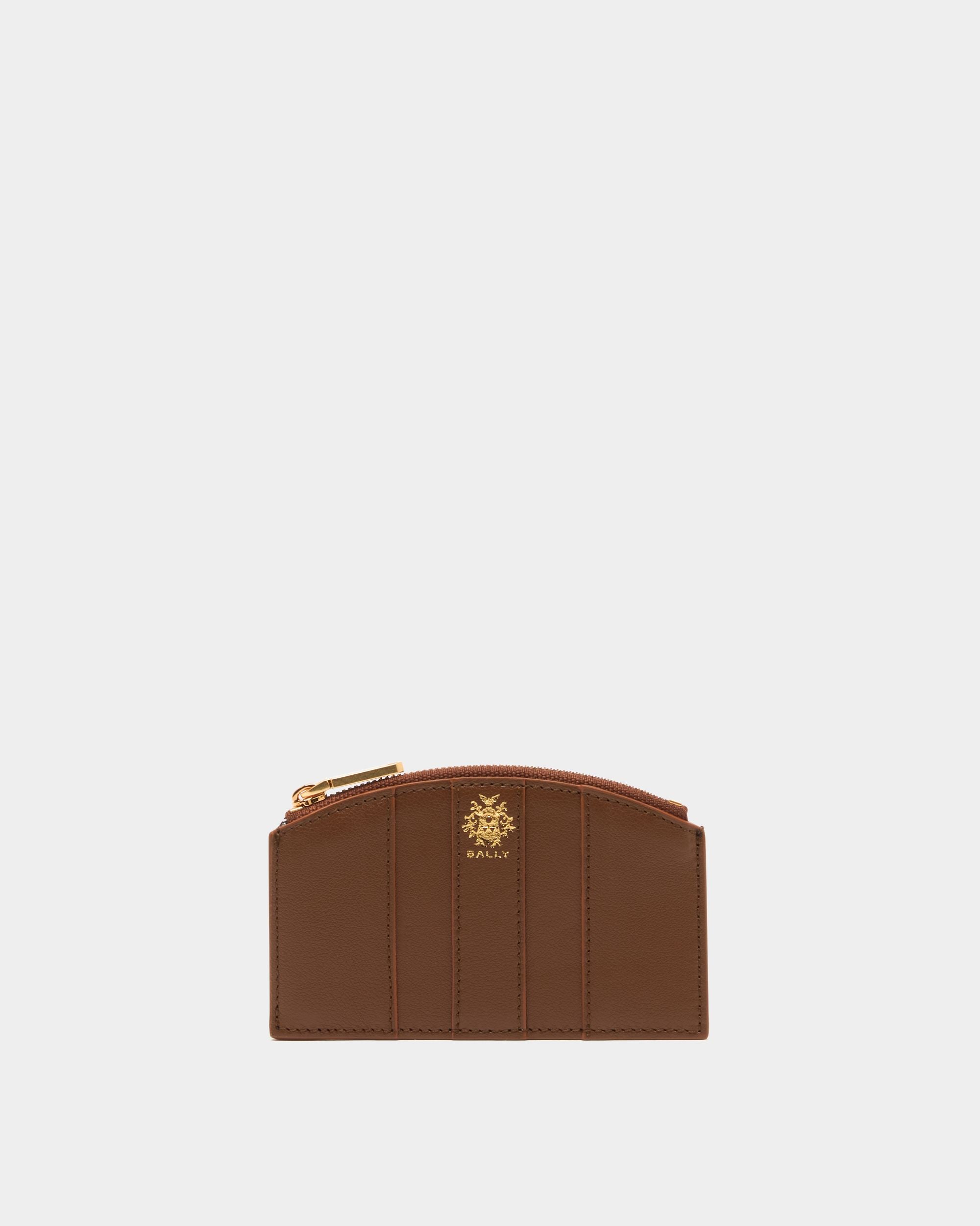 Bally Global - Signature Coin Purse in Brown Leather - Brown